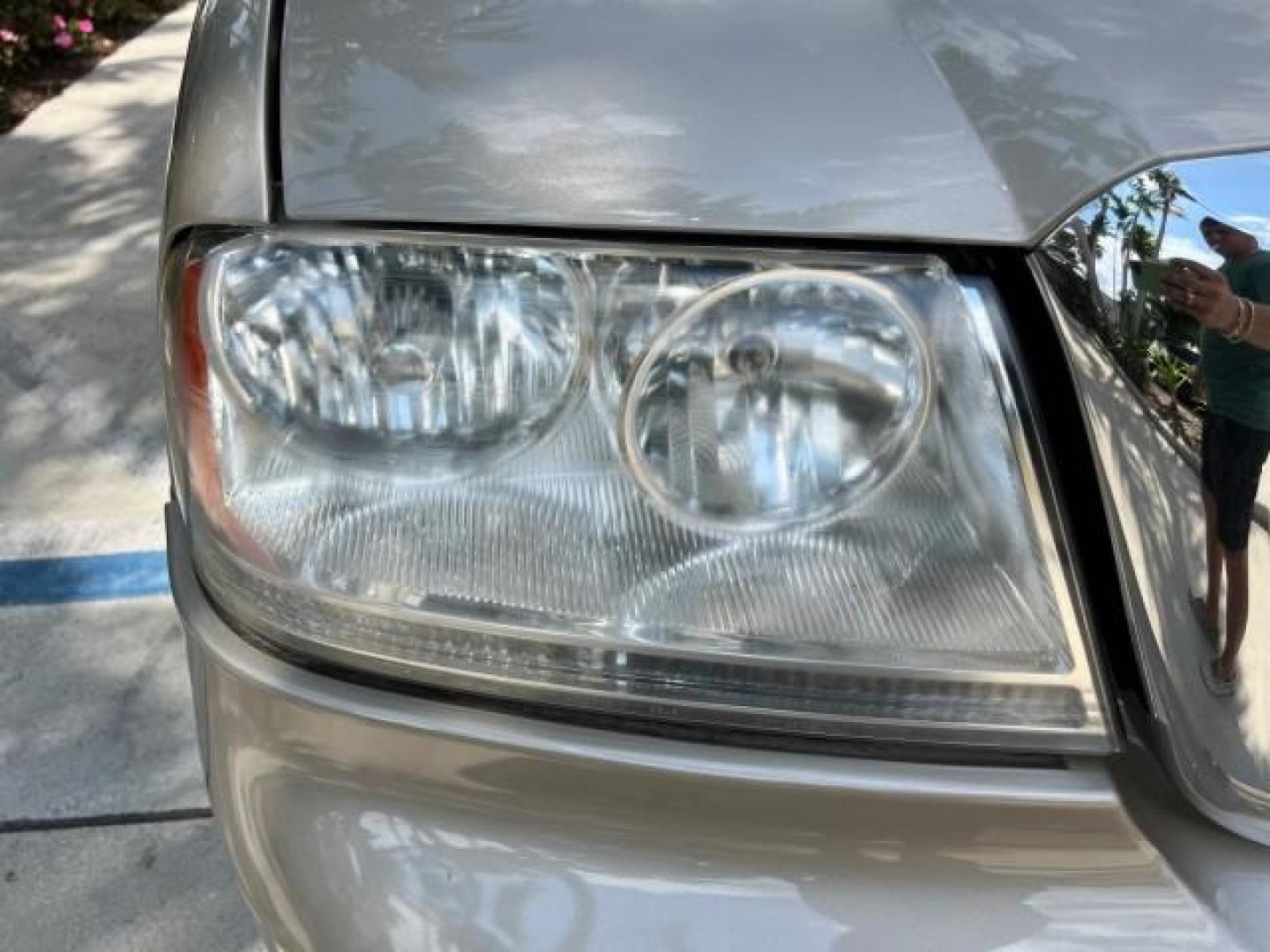 2005 Light French Silk Metallic /Camel Lincoln Aviator 3RD ROW AWD LOW MILES 65,811 (5LMEU88H35Z) with an 4.6L DOHC 32-Valve V8 Engine engine, Automatic transmission, located at 4701 North Dixie Hwy, Pompano Beach, FL, 33064, (954) 422-2889, 26.240938, -80.123474 - 2005 LINCOLN AVIATOR LUXURY ROAD READY AWD 4.6L V8 VIN: 5LMEU88H35ZJ28893 NO RECALLS LOW MILES 65,811 4 DOOR WAGON/SPORT UTILITY FLORIDA OWNER DUAL AC 4.6L V8 F DOHC PARK SENSORS SUNROOF GASOLINE 3 ROW LEATHER SEATS ALL WHEEL DRIVE DUAL ZONE AC 7 SERVICE RECORDS AWD Active Head Restraints Active Par - Photo#83