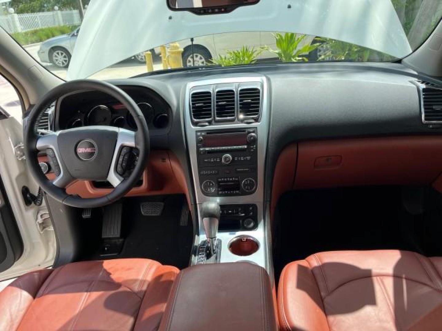 2007 White Diamond Tricoat /Brick GMC Acadia RED LEATHER SLT LOW MILES 74,335 (1GKER33727J) with an 3.6L VVT V6 MPFI Engine engine, Automatic transmission, located at 4701 North Dixie Hwy, Pompano Beach, FL, 33064, (954) 422-2889, 26.240938, -80.123474 - 2007 GMC ACADIA SLT-2 NEW $ 36,800 REAR DVD ENTERTAINMENT VIN: 1GKER33727J116900 NO ACCIDENTS NO RECALLS 4 DOOR WAGON/SPORT UTILITY 3 ROW SEATS BLUETOOTH 3.6L V6 F POWER MEMORI HEATED SEATS GASOLINE POWER REAR DOOR DUAL ZONE AC 3.6L V6 FRONT WHEEL DRIVE LOW MILES 74,335 BACK UP SENSORS Adjustable Lu - Photo#33