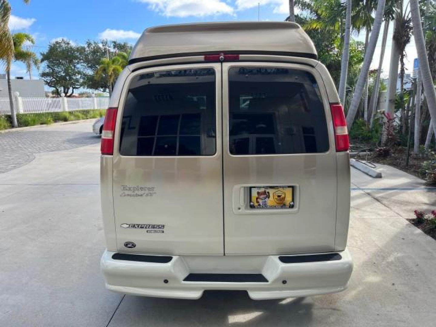 2008 Sandstone Metallic /Neutral Chevrolet Express EXPLORER HI TOP Van LOW MILES 81,518 (1GBFG154281) with an 5.3L Vortec 1000 V8 SFI Engine engine, Automatic transmission, located at 4701 North Dixie Hwy, Pompano Beach, FL, 33064, (954) 422-2889, 26.240938, -80.123474 - 2008 CHEVROLET EXPRESS G1500 MINT PEARL FADE ROAD READY LOW MILES 81,518 VIN: 1GBFG154281174752 NO ACCIDENTS NO RECALLS VAN NAVIGATION DVD ENTERTAINMENT 5.3L V8 F OHV FLORIDA OWNER LEATHER FLEX FUEL 15 SERVICE RECORDS POWER SEATS AND MIRRORS REAR WHEEL DRIVE DUAL ZONE AC BACKUP SENSORS+CAMERA ABS Br - Photo#6