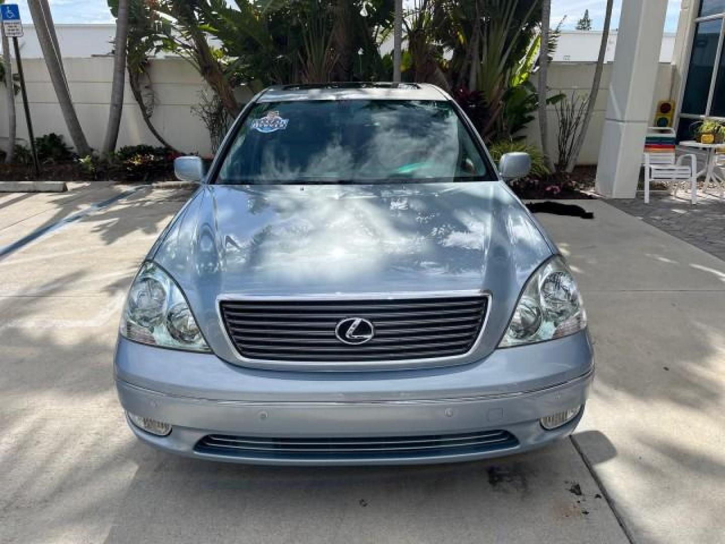 2003 Blue Onyx Pearl /Ecru Lexus LS 430 1 FL LOW MILES 83,005 (JTHBN30F430) with an 4.3L DOHC EFI 32-Valve V8 Aluminum Engine engine, Automatic transmission, located at 4701 North Dixie Hwy, Pompano Beach, FL, 33064, (954) 422-2889, 26.240938, -80.123474 - 2003 LEXUS LS 430 NEW $84,804 ROAD READY VIN: JTHBN30F430094595 NO RECALLS 1 FLORIDA OWNER SEDAN 4 DR LOW MILES 83,005 4.3L V8 4.3L V8 F DOHC 32V NAVIGATION POWER SUNROOF GASOLINE BACK UP CAMERA AND SENSORS REAR WHEEL DRIVE AC LEATHER SEATS DUAL AC Alloy Wheels Anti-Theft System Approach Lights Auto - Photo#2