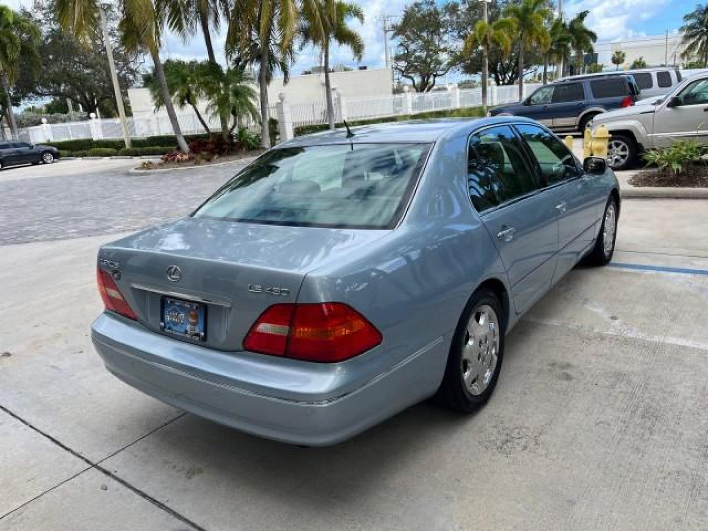 2003 Blue Onyx Pearl /Ecru Lexus LS 430 1 FL LOW MILES 83,005 (JTHBN30F430) with an 4.3L DOHC EFI 32-Valve V8 Aluminum Engine engine, Automatic transmission, located at 4701 North Dixie Hwy, Pompano Beach, FL, 33064, (954) 422-2889, 26.240938, -80.123474 - 2003 LEXUS LS 430 NEW $84,804 ROAD READY VIN: JTHBN30F430094595 NO RECALLS 1 FLORIDA OWNER SEDAN 4 DR LOW MILES 83,005 4.3L V8 4.3L V8 F DOHC 32V NAVIGATION POWER SUNROOF GASOLINE BACK UP CAMERA AND SENSORS REAR WHEEL DRIVE AC LEATHER SEATS DUAL AC Alloy Wheels Anti-Theft System Approach Lights Auto - Photo#7