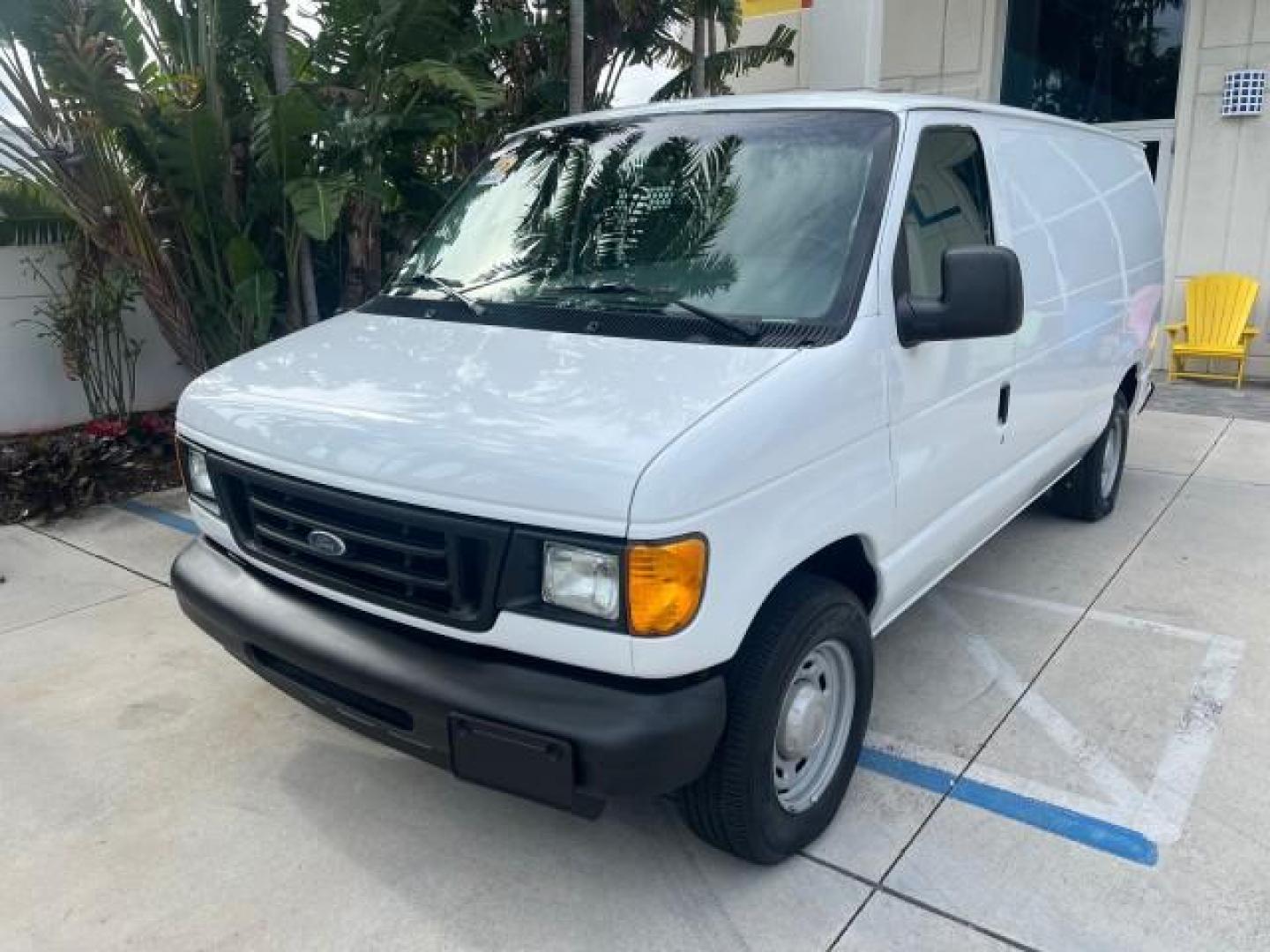 2005 Oxford White /Medium Flint Ford Econoline Cargo Van LOW MILES 57,376 (1FTRE14W25H) with an 4.6L SOHC EFI V8 Triton Engine engine, Automatic transmission, located at 4701 North Dixie Hwy, Pompano Beach, FL, 33064, (954) 422-2889, 26.240938, -80.123474 - OUR WEBPAGE FLORIDACARS1.COM HAS OVER 100 PHOTOS AND FREE CARFAX LINK 2005 FORD E-SERIES E-150 CARGO VAN NO RECALLS VIN: 1FTRE14W25HA67107 WORK READY VAN ROAD READY 4.6L V8 F SOHC LOW MILES 57,376 GASOLINE 4.6L V8 REAR WHEEL DRIVE 6 SERVICE RECORDS Automatic Climate Control Front Bucket Seats RWD TH - Photo#49