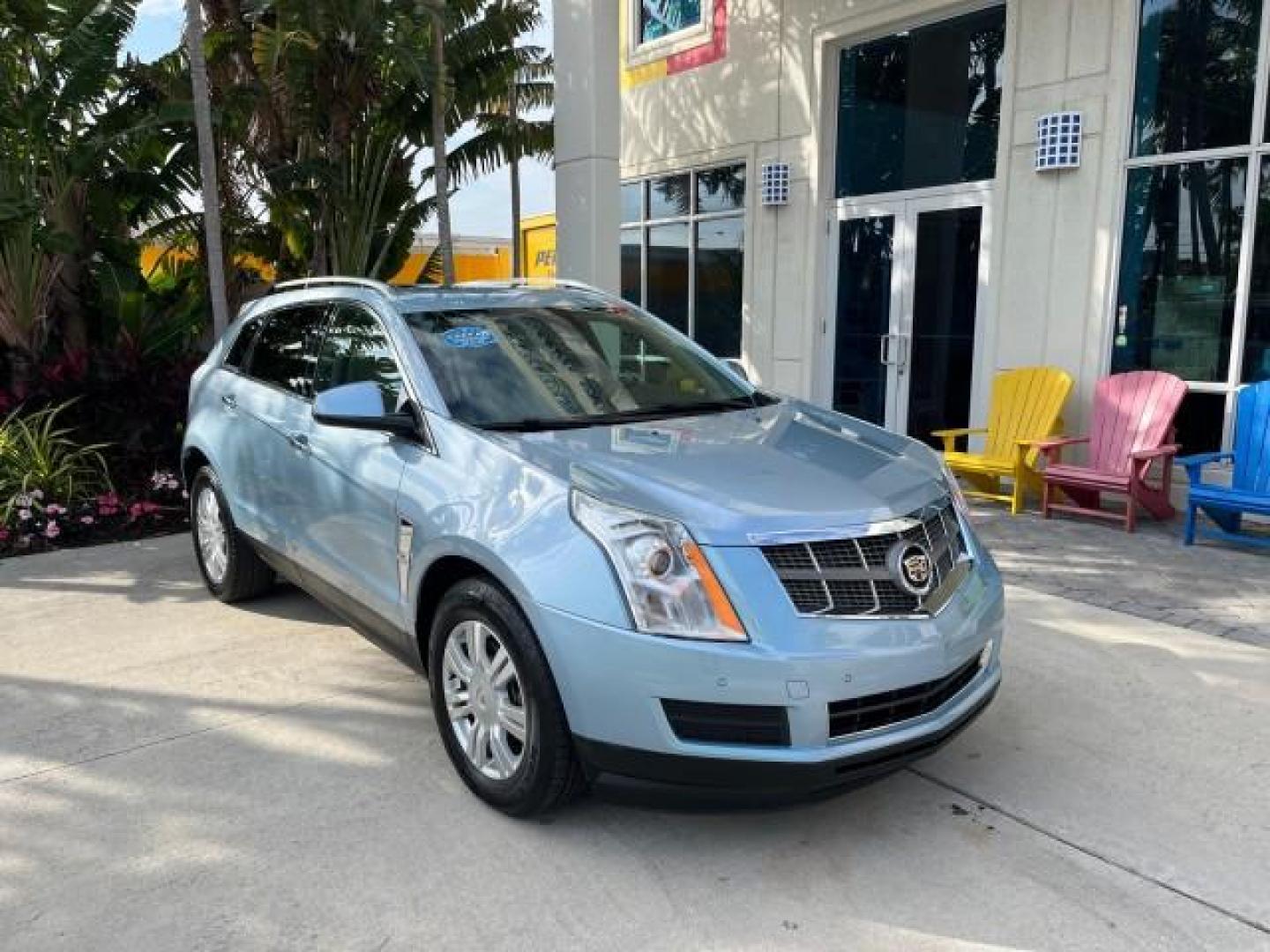 2011 Blue Frost Metalic /Shale w/Ebony accents Cadillac SRX Luxury Collection LOW MILES 40200 (3GYFNAEY7BS) with an 3.0L VVT DOHC V6 SIDI Engine engine, Automatic transmission, located at 4701 North Dixie Hwy, Pompano Beach, FL, 33064, (954) 422-2889, 26.240938, -80.123474 - OUR WEBPAGE FLORIDACARS1.COM HAS OVER 100 PHOTOS AND FREE CARFAX LINK 2011 CADILLAC SRX LUXURY COLLECTION NEW $43,240 ROAD READY VIN: 3GYFNAEY7BS633830 NO ACCIDENTS NO RECALLS 4 DOOR WAGON/ FLORIDA OWNER BLUETOOTH 3.0L V6 F DOHC 24V POWER PANORAMIC SUNROOF GASOLINE BACK UP CAMERA PARK SENSORS FRONT - Photo#1