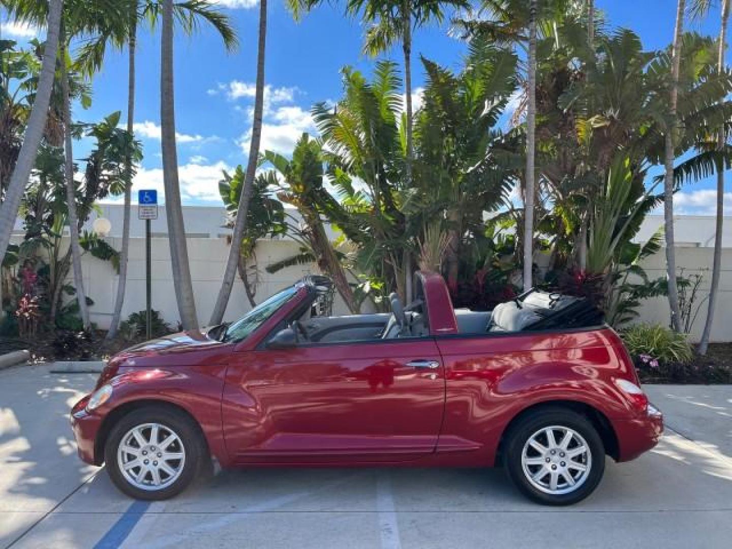 2008 Inferno Red Crystal Pearl /Pastel Pebble Beige Chrysler PT Cruiser CONV LOW MILES 31605 (3C3HY55X28T) with an 2.4L DOHC 16-Valve Turbo I4 Engine engine, Automatic transmission, located at 4701 North Dixie Hwy, Pompano Beach, FL, 33064, (954) 422-2889, 26.240938, -80.123474 - 2008 CHRYSLER PT CRUISER ROAD READY 2.4L I4 VIN: 3C3HY55X28T121906 NO ACCIDENTS NO RECALLS CONVERTIBLE FLORIDA OWNER POWER SEATS 2.4L I4 F DOHC 16V POWER CONVERTIBLE TOP GASOLINE 11 SERVICE RECORDS FRONT WHEEL DRIVE LOW MILES 31,605 Additional Airbags Anti-Theft System Cruise Control Curtain Airbags - Photo#9