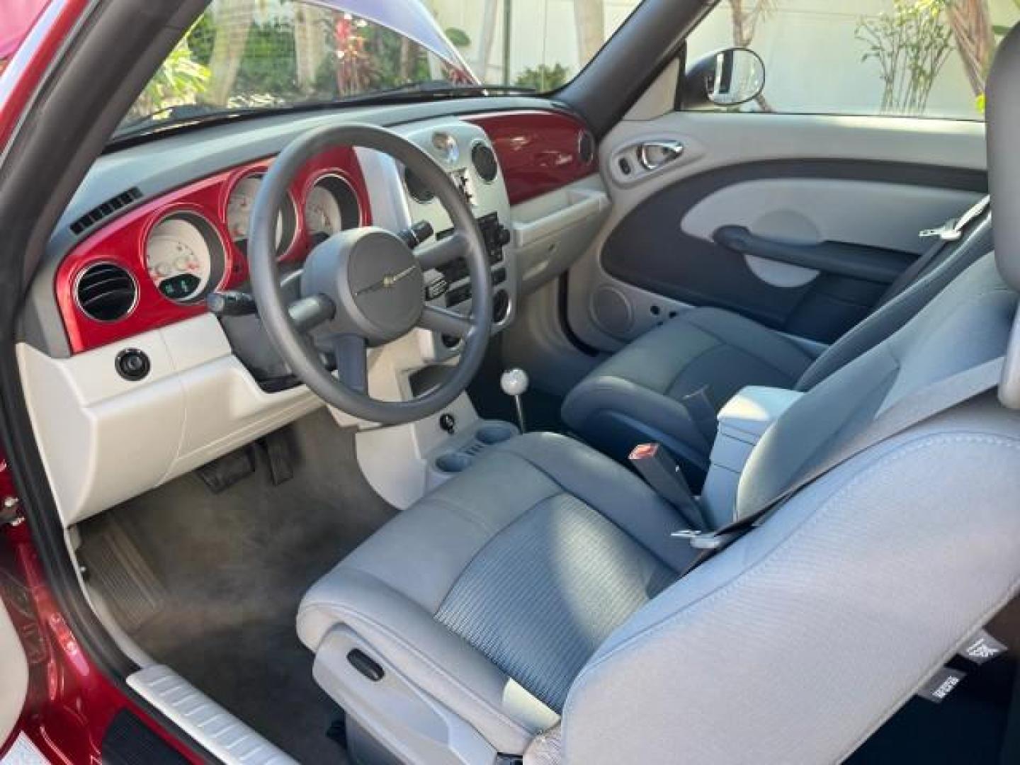 2008 Inferno Red Crystal Pearl /Pastel Pebble Beige Chrysler PT Cruiser CONV LOW MILES 31605 (3C3HY55X28T) with an 2.4L DOHC 16-Valve Turbo I4 Engine engine, Automatic transmission, located at 4701 North Dixie Hwy, Pompano Beach, FL, 33064, (954) 422-2889, 26.240938, -80.123474 - 2008 CHRYSLER PT CRUISER ROAD READY 2.4L I4 VIN: 3C3HY55X28T121906 NO ACCIDENTS NO RECALLS CONVERTIBLE FLORIDA OWNER POWER SEATS 2.4L I4 F DOHC 16V POWER CONVERTIBLE TOP GASOLINE 11 SERVICE RECORDS FRONT WHEEL DRIVE LOW MILES 31,605 Additional Airbags Anti-Theft System Cruise Control Curtain Airbags - Photo#36