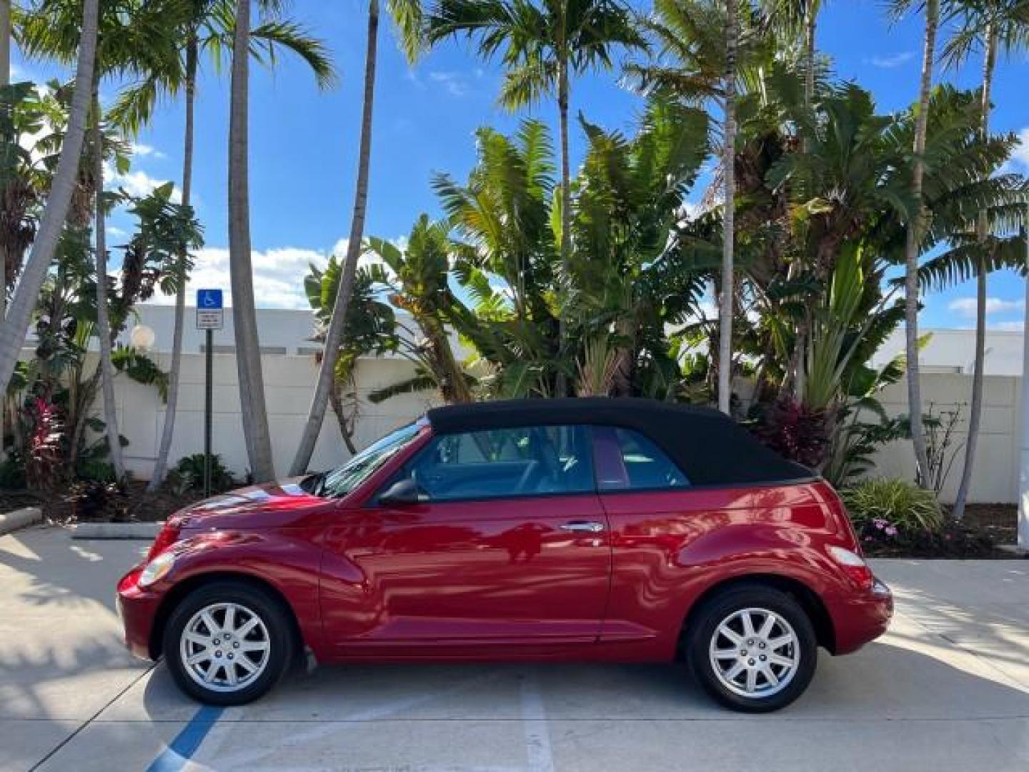 2008 Inferno Red Crystal Pearl /Pastel Pebble Beige Chrysler PT Cruiser CONV LOW MILES 31605 (3C3HY55X28T) with an 2.4L DOHC 16-Valve Turbo I4 Engine engine, Automatic transmission, located at 4701 North Dixie Hwy, Pompano Beach, FL, 33064, (954) 422-2889, 26.240938, -80.123474 - 2008 CHRYSLER PT CRUISER ROAD READY 2.4L I4 VIN: 3C3HY55X28T121906 NO ACCIDENTS NO RECALLS CONVERTIBLE FLORIDA OWNER POWER SEATS 2.4L I4 F DOHC 16V POWER CONVERTIBLE TOP GASOLINE 11 SERVICE RECORDS FRONT WHEEL DRIVE LOW MILES 31,605 Additional Airbags Anti-Theft System Cruise Control Curtain Airbags - Photo#4