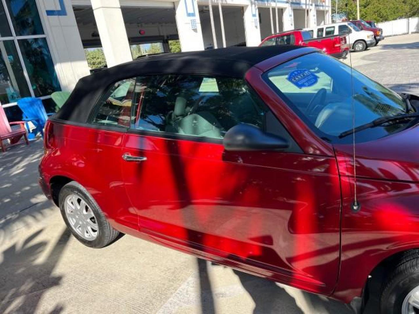 2008 Inferno Red Crystal Pearl /Pastel Pebble Beige Chrysler PT Cruiser CONV LOW MILES 31605 (3C3HY55X28T) with an 2.4L DOHC 16-Valve Turbo I4 Engine engine, Automatic transmission, located at 4701 North Dixie Hwy, Pompano Beach, FL, 33064, (954) 422-2889, 26.240938, -80.123474 - 2008 CHRYSLER PT CRUISER ROAD READY 2.4L I4 VIN: 3C3HY55X28T121906 NO ACCIDENTS NO RECALLS CONVERTIBLE FLORIDA OWNER POWER SEATS 2.4L I4 F DOHC 16V POWER CONVERTIBLE TOP GASOLINE 11 SERVICE RECORDS FRONT WHEEL DRIVE LOW MILES 31,605 Additional Airbags Anti-Theft System Cruise Control Curtain Airbags - Photo#76