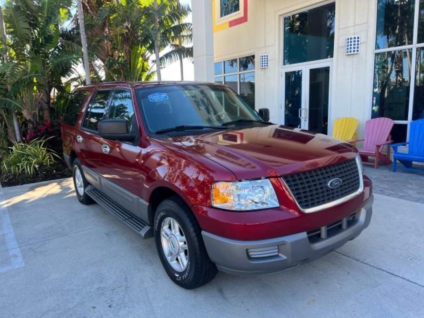 2004 Red Fire Metallic /Medium Flint Grey Ford Expedition XLS LOW MILES 54,849 (1FMRU13W74L) with an 4.6L SOHC SEFI V8 Triton Engine engine, Automatic transmission, located at 4701 North Dixie Hwy, Pompano Beach, FL, 33064, (954) 422-2889, 26.240938, -80.123474 - 2004 FORD EXPEDITION XLS NEW $ 33,235 ROAD READY VIN: 1FMRU13W74LB89943 FLORIDA OWNER 4.6L V8 4 DOOR WAGON/SPORT UTILITY LOW MILES 54,849 LEATHER 4.6L V8 F SOHC 16V 3 ROW SEATS NO RECALLS GASOLINE POWER MIRRORS AND SEATS REAR WHEEL DRIVE 6 SERVICE RECORDS Anti-Theft System Approach Lights Black Roof - Photo#1