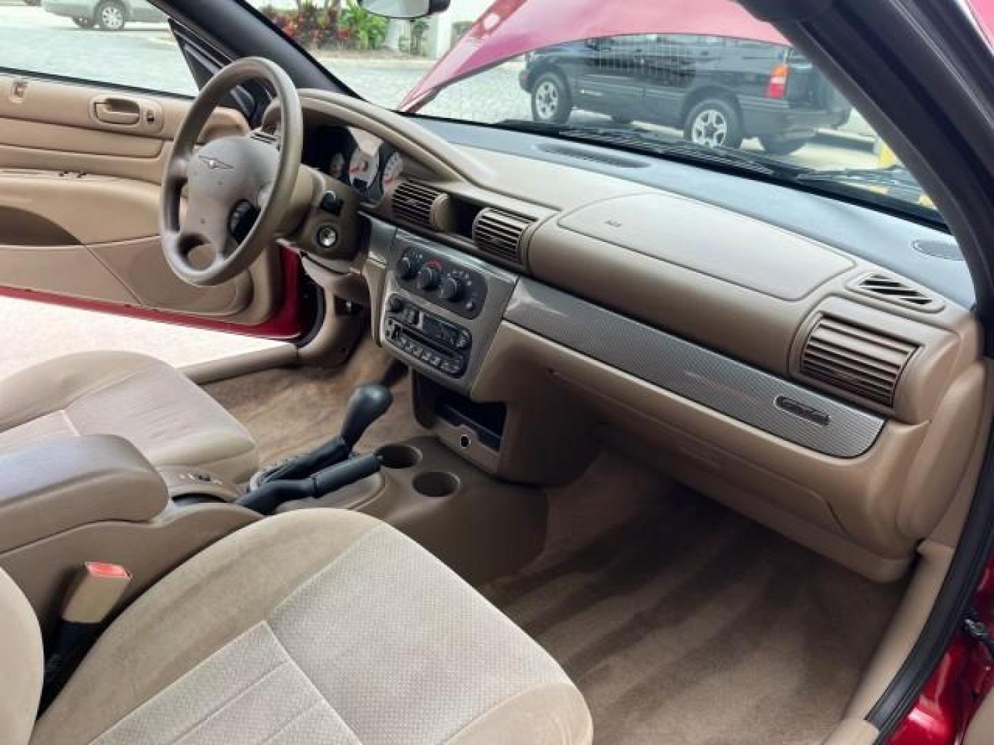 2004 Inferno Red Tinted Pearl /Dark Slate Gray Chrysler Sebring GTC LOW MILES 53,283 (1C3EL75R64N) with an 2.7L MPI DOHC 24-Valve V6 Engine engine, Automatic transmission, located at 4701 North Dixie Hwy, Pompano Beach, FL, 33064, (954) 422-2889, 26.240938, -80.123474 - 2004 CHRYSLER SEBRING GTC ROAD READY 2.7L V6 VIN: 1C3EL75R64N141665 NO ACCIDENTS CONVERTIBLE NO RECALLS 28 MPG 2.7L V6 F DOHC POWER CONVERTIBLE TOP GASOLINE POWER MIRRORS LOW MILES 53,283 FRONT WHEEL DRIVE POWER SEATS 12 SERVICE RECORDS Approach Lights Cruise Control Electronic Traction Control FWD - Photo#26