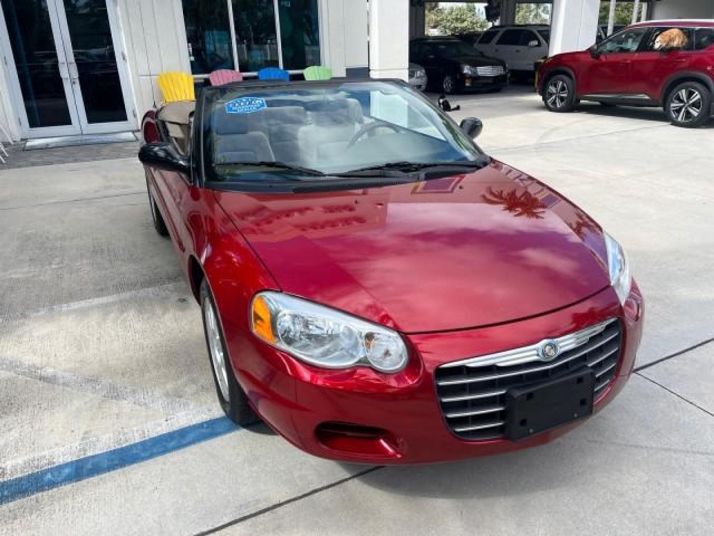 2004 Inferno Red Tinted Pearl /Dark Slate Gray Chrysler Sebring GTC LOW MILES 53,283 (1C3EL75R64N) with an 2.7L MPI DOHC 24-Valve V6 Engine engine, Automatic transmission, located at 4701 North Dixie Hwy, Pompano Beach, FL, 33064, (954) 422-2889, 26.240938, -80.123474 - 2004 CHRYSLER SEBRING GTC ROAD READY 2.7L V6 VIN: 1C3EL75R64N141665 NO ACCIDENTS CONVERTIBLE NO RECALLS 28 MPG 2.7L V6 F DOHC POWER CONVERTIBLE TOP GASOLINE POWER MIRRORS LOW MILES 53,283 FRONT WHEEL DRIVE POWER SEATS 12 SERVICE RECORDS Approach Lights Cruise Control Electronic Traction Control FWD - Photo#97