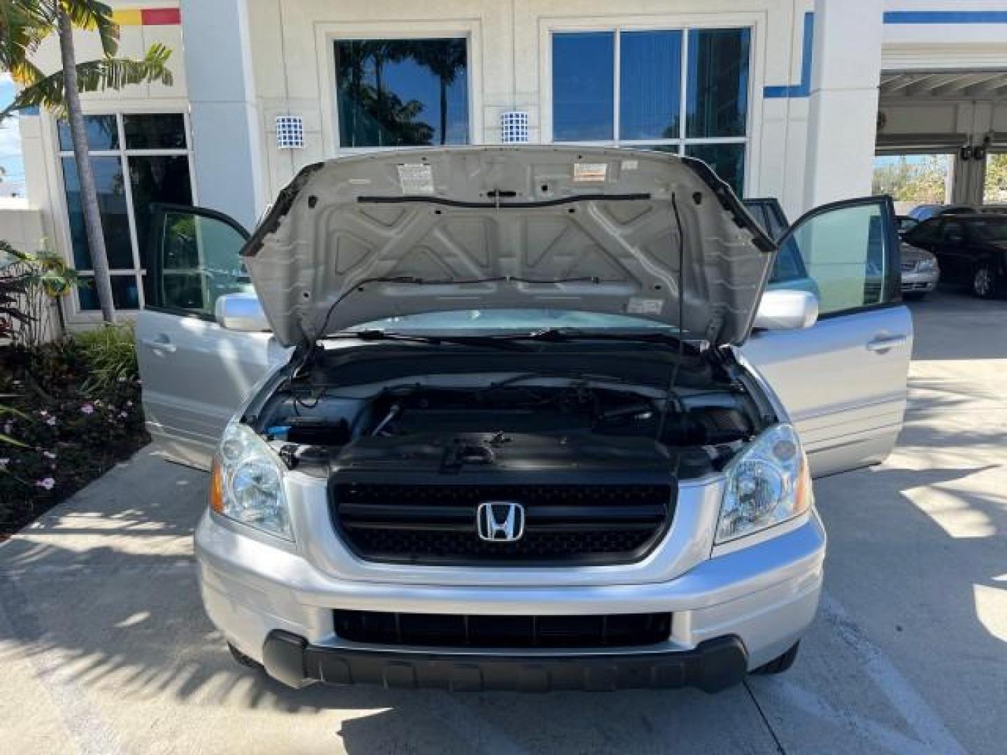 2004 Starlight Silver Metallic /Fern Honda Pilot EX LOW MILES 56,071 4X4 (2HKYF18514H) with an 3.5L SOHC PGM-FI 24-Valve VTEC V6 Engine engine, Automatic transmission, located at 4701 North Dixie Hwy, Pompano Beach, FL, 33064, (954) 422-2889, 26.240938, -80.123474 - OUR WEBPAGE FLORIDACARS1.COM HAS OVER 100 PHOTOS AND FREE CARFAX LINK 2004 HONDA PILOT EX-L ROAD READY 3.5L V6 VIN: 2HKYF18514H608187 NO ACCIDENTS 4 DOOR WAGON/SPORT UTILITY NO RECALLS 3.5L V6 F SOHC POWER MIRRORS FLORIDA OWNER GASOLINE POWER SEASTS 3 ROW LEATHER SEATS ALL WHEEL DRIVE 23 SERVICE REC - Photo#16