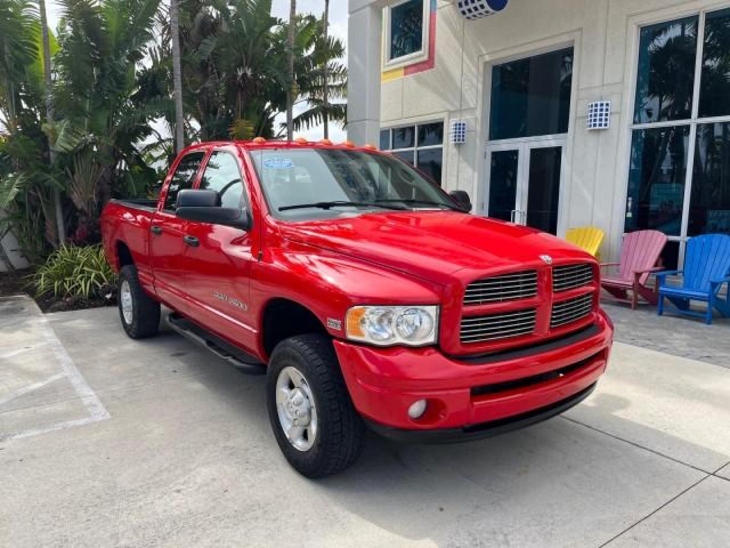 2003 Dark Garnet Red Pearl /Dark Slate Gray Dodge Ram 2500 4X4 SLT 4 DR LOW MILES 84,692 (3D7KU28D33G) with an 5.7L SMPI V8 Hemi Magnum Engine engine, Automatic transmission, located at 4701 North Dixie Hwy, Pompano Beach, FL, 33064, (954) 422-2889, 26.240938, -80.123474 - 2003 DODGE RAM 2500 SLT NEW $ 34,990 ROAD READY VIN: 3D7KU28D33G845544 NO RECALLS 5.7L V8 CREW PICKUP FLORIDA OWNER 4X4 5.7L V8 F LOW MILES 84,692 GASOLINE 4X4 15 SERVICE RECORDS REAR WHEEL DRIVE W/ 4X4 6,2FT BED POWER MIRRORS/SEATS 4WD/AWD ABS Brakes AM/FM Stereo Air Conditioning Automatic Transmis - Photo#1