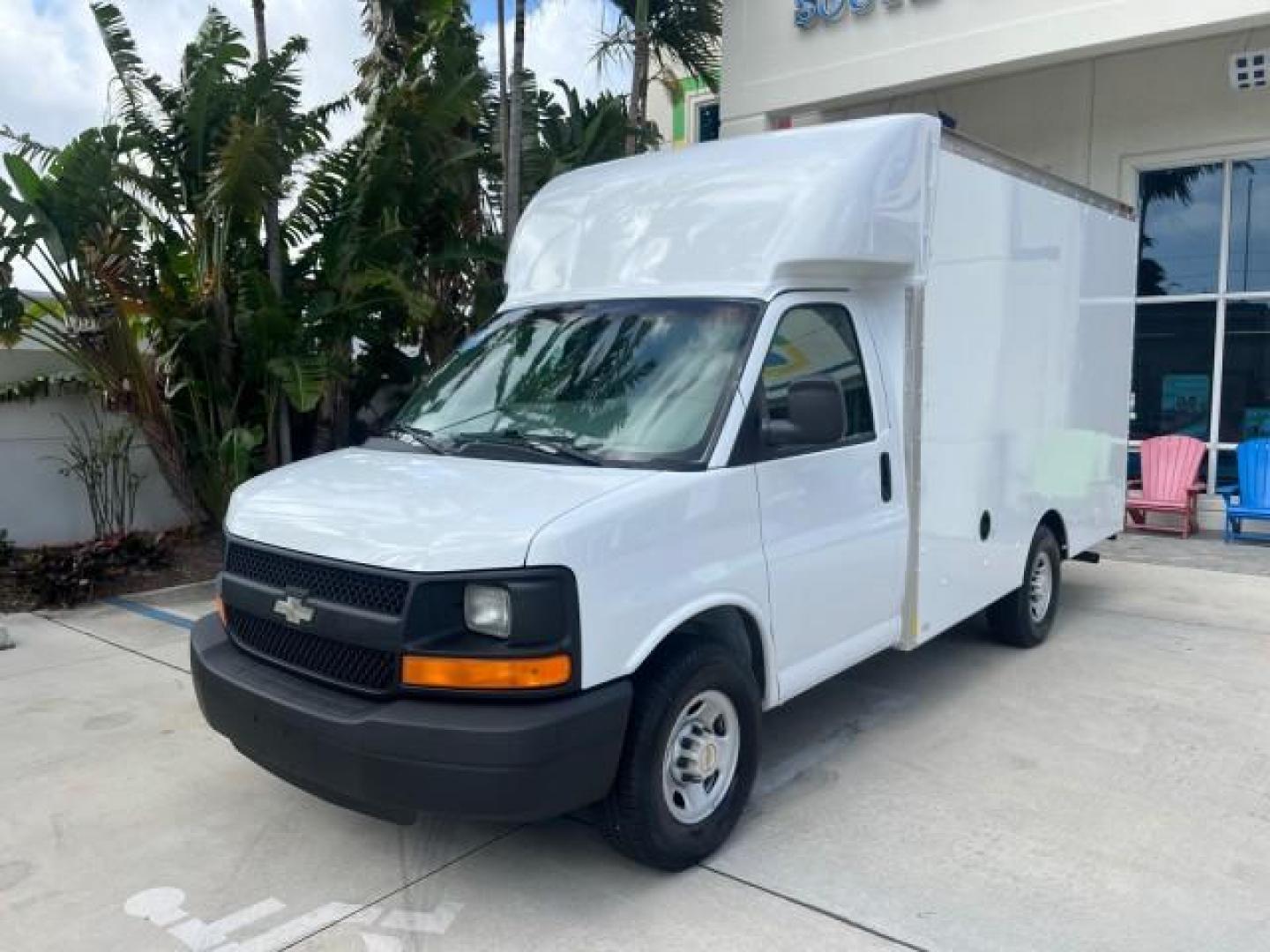 2004 Summit White /Neutral Chevrolet Express Commercial Cutaway 12 FT BOX TRUCK LOW MILES 46,503 (1GBHG31U741) with an 6.0L Vortec 6000 V8 SFI Engine engine, Automatic transmission, located at 4701 North Dixie Hwy, Pompano Beach, FL, 33064, (954) 422-2889, 26.240938, -80.123474 - 2004 CHEVROLET EXPRESS G3500 ROAD READY WORK READY VIN: 1GBHG31U741170863 FLORIDA OWNER 6.0L V8 CUTAWAY NO ACCIDENTS 6.0L V8 F NO RECALLS GASOLINE BRAND NEW TIRES 16 SERVICE RECORDS REAR WHEEL DRIVE VERY CLEAN LOW MILES 46,503 ABS Brakes AM/FM Stereo Air Conditioning Automatic Transmission Cruise Co - Photo#95