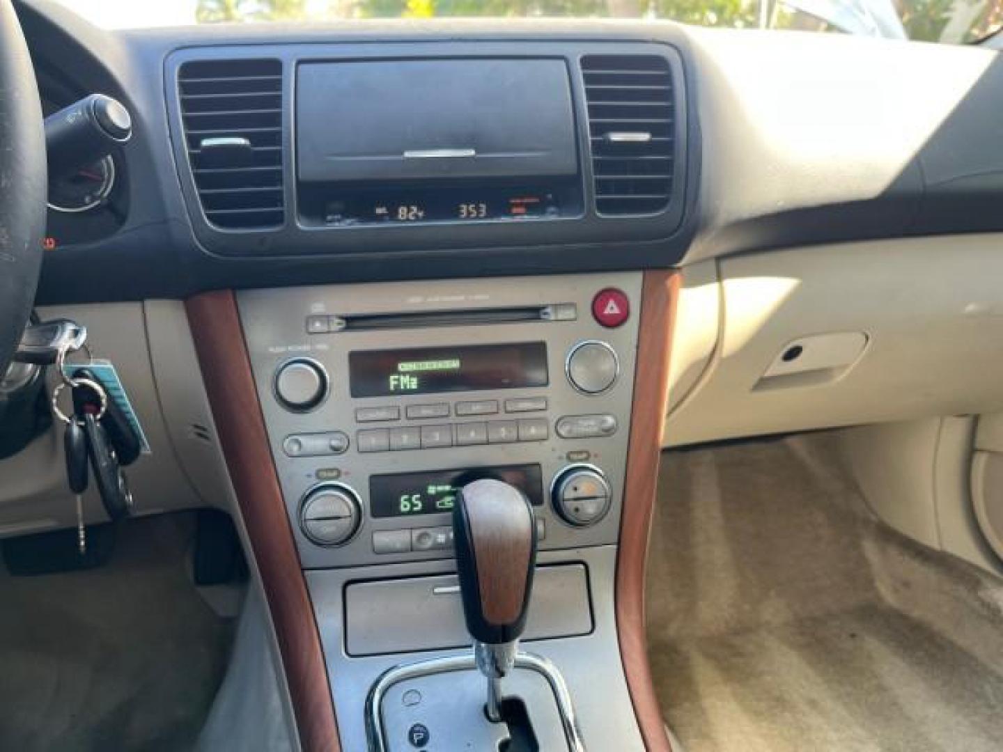 2005 Satin White Pearl /Taupe Subaru Legacy Sedan (Natl) Outback R LOW MILES 60.946 (4S4BL84C554) with an 3.0L DOHC SMPI 24-Valve High-Output 6-Cyl Boxer Engine engine, Automatic transmission, located at 4701 North Dixie Hwy, Pompano Beach, FL, 33064, (954) 422-2889, 26.240938, -80.123474 - 2005 SUBARU OUTBACK 3.0 R ROAD READY 3.0L V6 VIN: 4S4BL84C554207322 NO ACCIDENTS AWD SEDAN 4 DR FLORIDA OWNER 3.0L H6 F DOHC 24V AWD HEATED LEATHER SEATS GASOLINE 14 SERVICE RECORDS POWER SUNROOF ALL WHEEL DRIVE LOW MILES 60,946 DUAL ZONE AC AWD Alloy Wheels Anti-Theft System Automatic Climate Contr - Photo#59