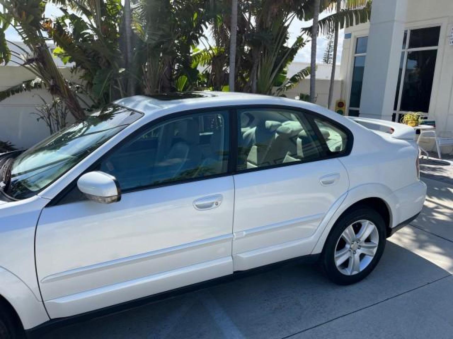 2005 Satin White Pearl /Taupe Subaru Legacy Sedan (Natl) Outback R LOW MILES 60.946 (4S4BL84C554) with an 3.0L DOHC SMPI 24-Valve High-Output 6-Cyl Boxer Engine engine, Automatic transmission, located at 4701 North Dixie Hwy, Pompano Beach, FL, 33064, (954) 422-2889, 26.240938, -80.123474 - 2005 SUBARU OUTBACK 3.0 R ROAD READY 3.0L V6 VIN: 4S4BL84C554207322 NO ACCIDENTS AWD SEDAN 4 DR FLORIDA OWNER 3.0L H6 F DOHC 24V AWD HEATED LEATHER SEATS GASOLINE 14 SERVICE RECORDS POWER SUNROOF ALL WHEEL DRIVE LOW MILES 60,946 DUAL ZONE AC AWD Alloy Wheels Anti-Theft System Automatic Climate Contr - Photo#81