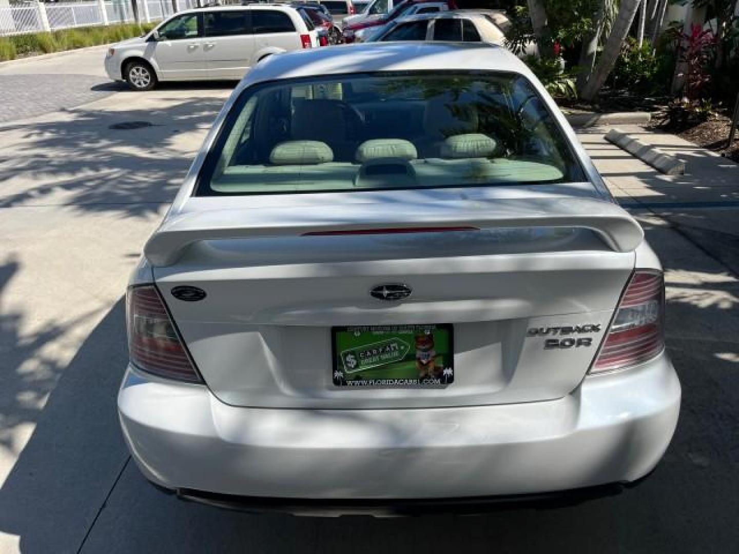 2005 Satin White Pearl /Taupe Subaru Legacy Sedan (Natl) Outback R LOW MILES 60.946 (4S4BL84C554) with an 3.0L DOHC SMPI 24-Valve High-Output 6-Cyl Boxer Engine engine, Automatic transmission, located at 4701 North Dixie Hwy, Pompano Beach, FL, 33064, (954) 422-2889, 26.240938, -80.123474 - 2005 SUBARU OUTBACK 3.0 R ROAD READY 3.0L V6 VIN: 4S4BL84C554207322 NO ACCIDENTS AWD SEDAN 4 DR FLORIDA OWNER 3.0L H6 F DOHC 24V AWD HEATED LEATHER SEATS GASOLINE 14 SERVICE RECORDS POWER SUNROOF ALL WHEEL DRIVE LOW MILES 60,946 DUAL ZONE AC AWD Alloy Wheels Anti-Theft System Automatic Climate Contr - Photo#91