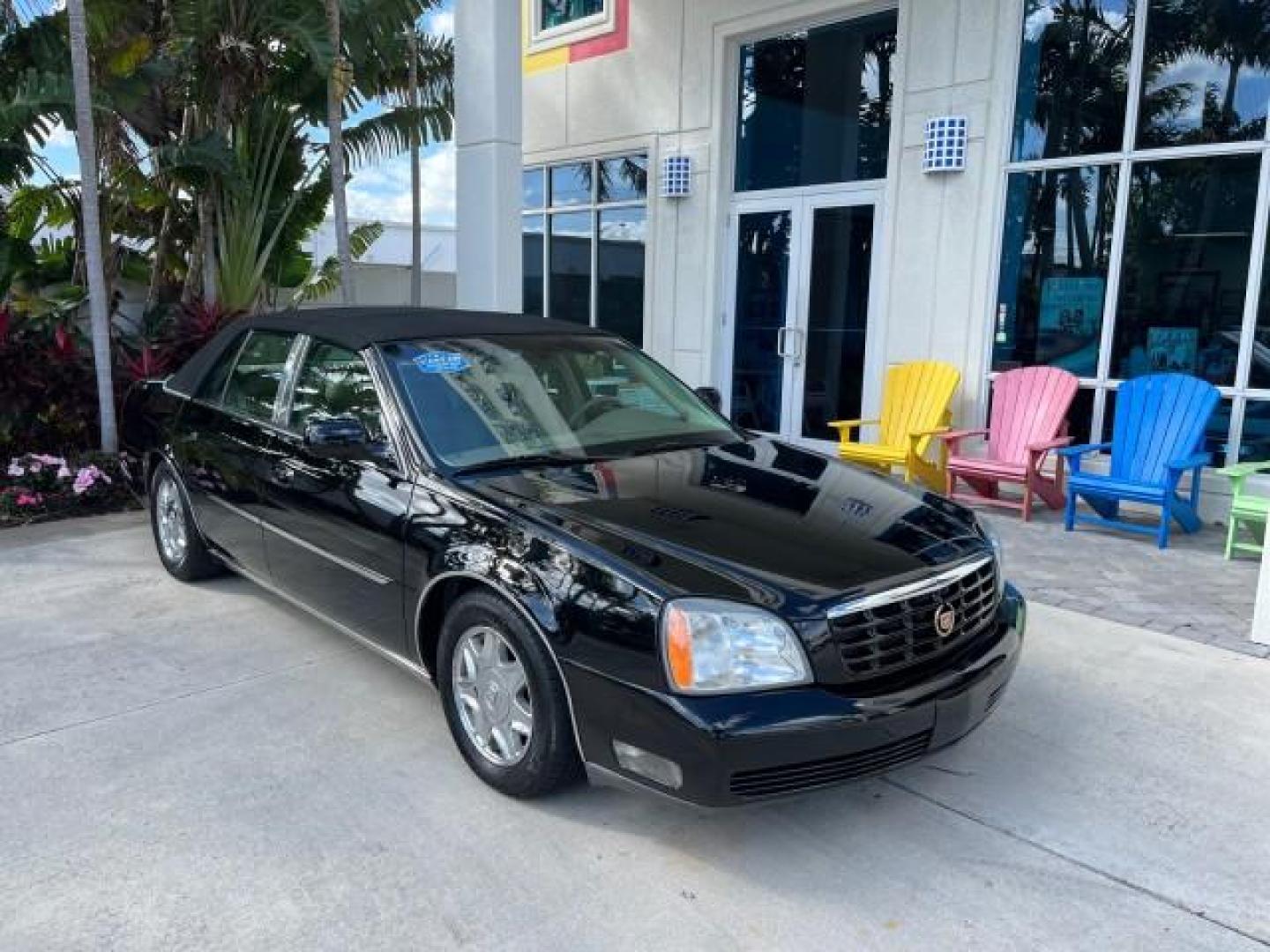 2004 Black Raven /Shale Cadillac DeVille BLACK LOW MILES 28,113 (1G6KD54Y84U) with an 4.6L DOHC V8 Northstar Engine engine, Automatic transmission, located at 4701 North Dixie Hwy, Pompano Beach, FL, 33064, (954) 422-2889, 26.240938, -80.123474 - 2004 CADILLAC DEVILLE NEW $46,500 ROAD READY VIN: 1G6KD54Y84U232972 NO ACCIDENTS NO RECALLS SEDAN 4 DR LOW MILES 28,113 4.6L V8 F DOHC LEATHER SEATS 4.6L V8 GASOLINE DUAL ZONE AC FRONT WHEEL DRIVE 9 SERVICE RECORDS Air Suspension Alloy Wheels Anti-Theft System Approach Lights Auto-dimming Rearview M - Photo#1