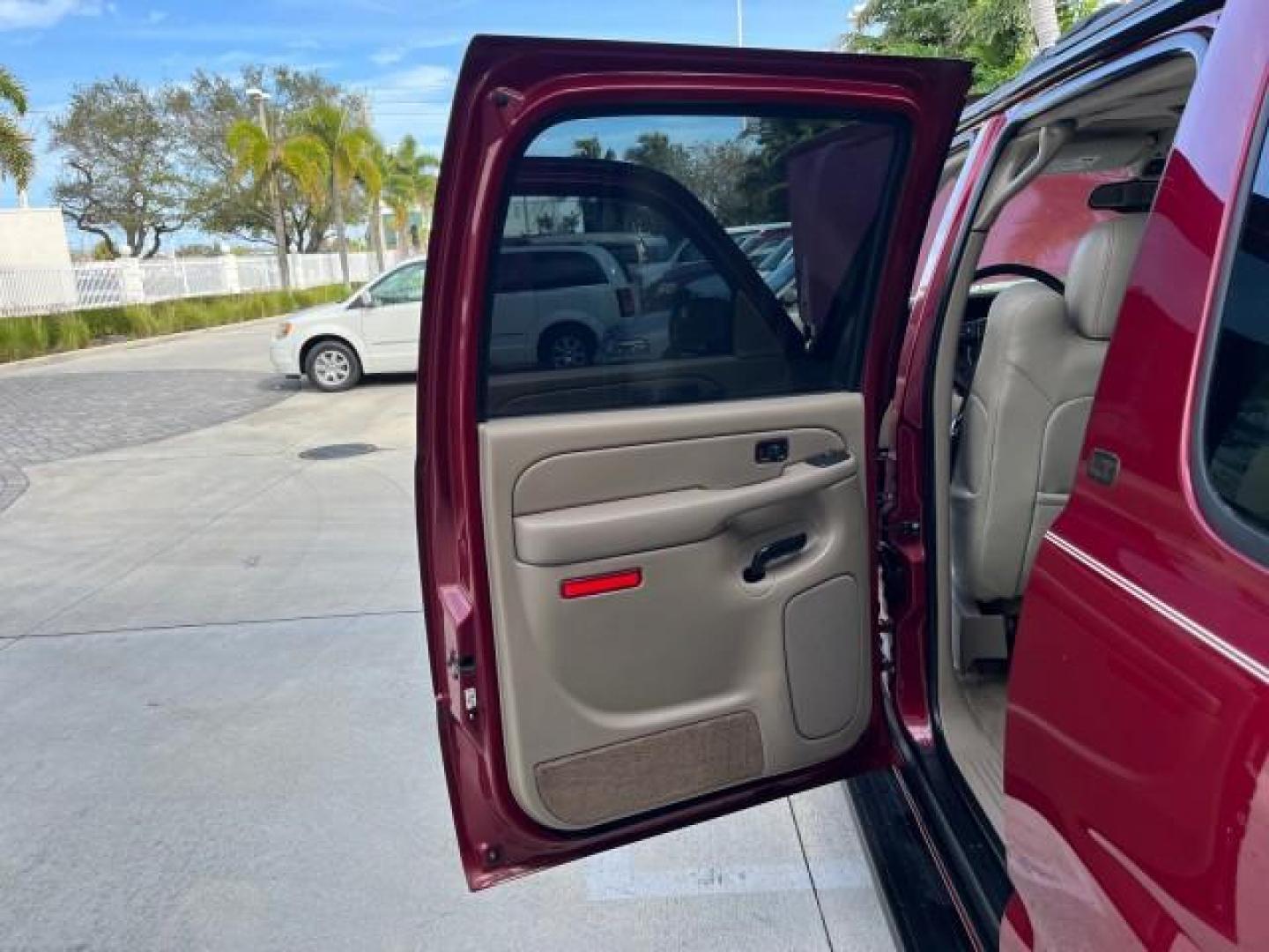 2004 Sport Red Metallic /Tan/Neutral Chevrolet Suburban LT LOW MILES 71,383 (3GNEC16Z84G) with an 5.3L Vortec 5300 V8 SFI Flex-Fuel Engine engine, Automatic transmission, located at 4701 North Dixie Hwy, Pompano Beach, FL, 33064, (954) 422-2889, 26.240938, -80.123474 - 2004 CHEVROLET SUBURBAN 1500 LT NEW $47,051 ROAD READY VIN: 3GNEC16Z84G299609 NO ACCIDENTS NO RECALLS 4 DOOR WAGON/SPORT UTILITY FLORIDA OWNER 5.3L V8 5.3L V8 F POWER SUNROOF/SEATS FLEX FUEL POWER MIRRORS LOW MILES 71,383 LEATHER REAR WHEEL DRIVE DUAL ZONE AC 23 SERVICE RECORDS 1SM Package Adjustabl - Photo#13