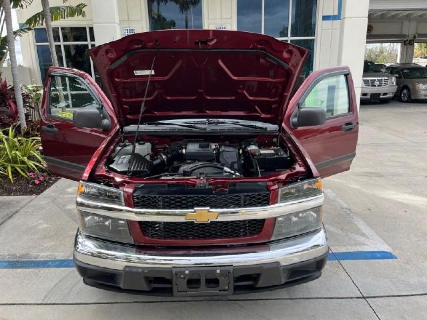 2007 Deep Ruby Metallic /Very Dark Pewter Chevrolet Colorado 1 LT 4 DR LOW MILES 19,968 (1GCCS19E178) with an 3.7L DOHC 5-Cyl MFI Engine engine, Automatic transmission, located at 4701 North Dixie Hwy, Pompano Beach, FL, 33064, (954) 422-2889, 26.240938, -80.123474 - 2007 CHEVROLET COLORADO LT ROAD READY 3,7L I5 VIN: 1GCCS19E178250306 NO ACCIDENTS 4 DOOR EXTENDED CAB PICKUP NO RECALLS 23 MPG 3.7L I5 F BEAUTIFUL 1 OWNER 6.1FT BED GASOLINE CLEAN SUPER LOW MILES 19,968 REAR WHEEL DRIVE NEVER BEEN USED FOR WORK 11 SERVICE RECORDS 6.1' Bed Length Anti-Theft System Cr - Photo#16