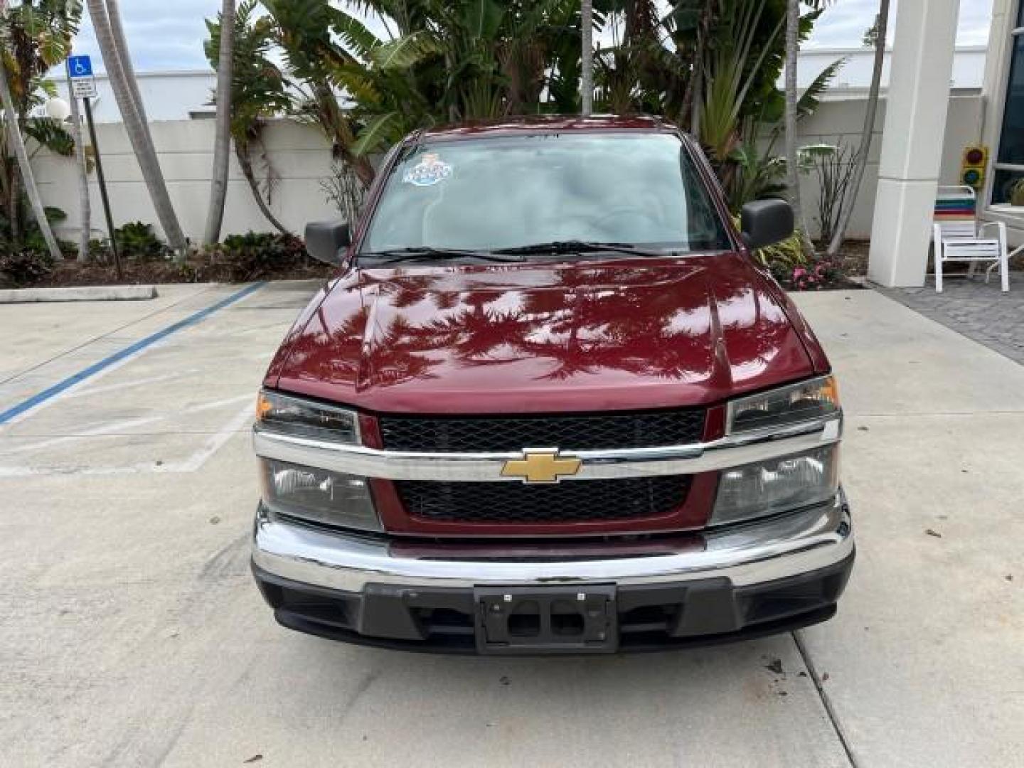 2007 Deep Ruby Metallic /Very Dark Pewter Chevrolet Colorado 1 LT 4 DR LOW MILES 19,968 (1GCCS19E178) with an 3.7L DOHC 5-Cyl MFI Engine engine, Automatic transmission, located at 4701 North Dixie Hwy, Pompano Beach, FL, 33064, (954) 422-2889, 26.240938, -80.123474 - 2007 CHEVROLET COLORADO LT ROAD READY 3,7L I5 VIN: 1GCCS19E178250306 NO ACCIDENTS 4 DOOR EXTENDED CAB PICKUP NO RECALLS 23 MPG 3.7L I5 F BEAUTIFUL 1 OWNER 6.1FT BED GASOLINE CLEAN SUPER LOW MILES 19,968 REAR WHEEL DRIVE NEVER BEEN USED FOR WORK 11 SERVICE RECORDS 6.1' Bed Length Anti-Theft System Cr - Photo#2