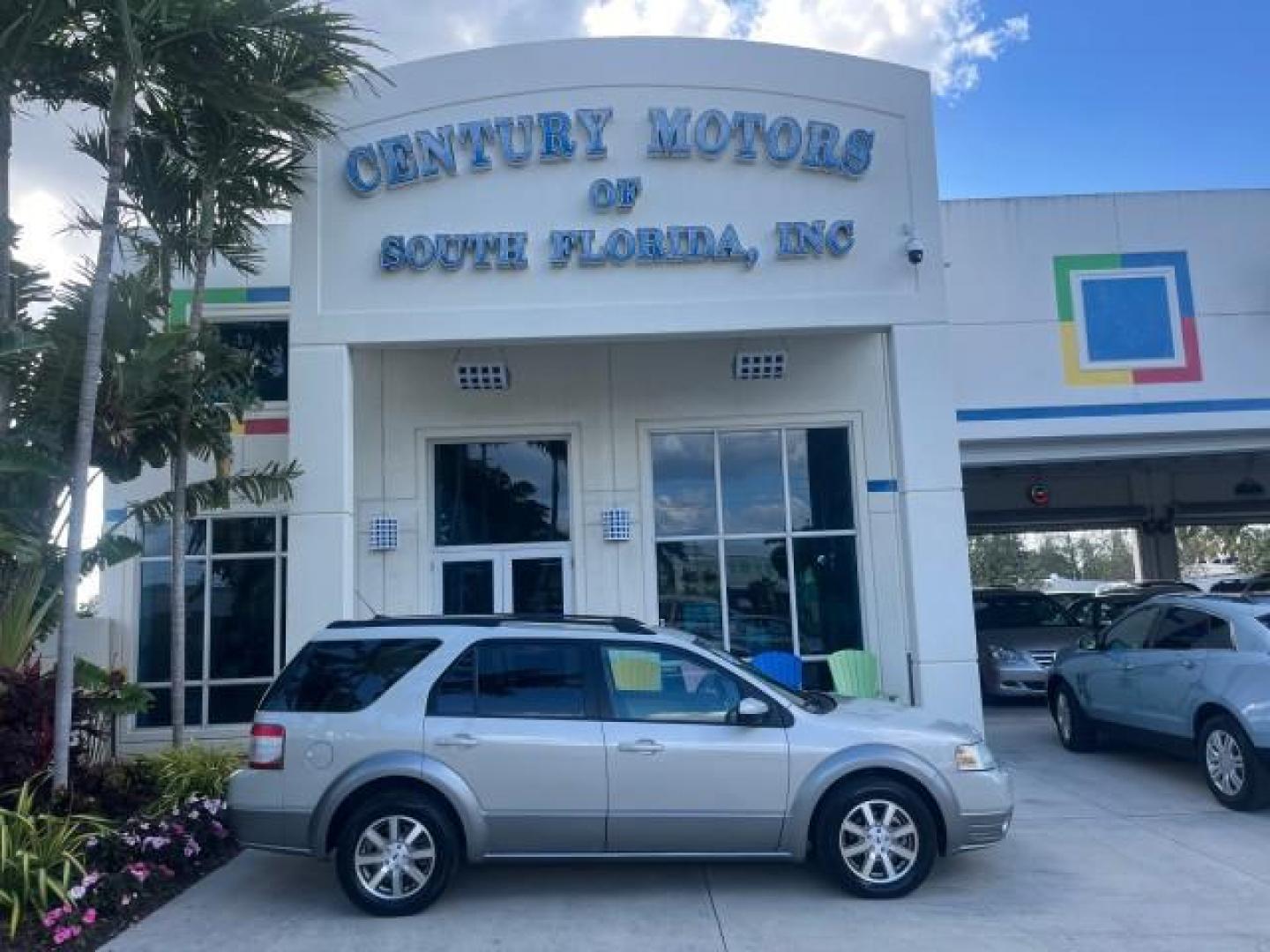 2008 Light Sage Metallic /Camel Ford Taurus X 1 FL SEL LOW MILES 30,485 (1FMDK02W68G) with an 3.5L SMPI 24-Valve V6 Duratec Engine engine, Automatic transmission, located at 4701 North Dixie Hwy, Pompano Beach, FL, 33064, (954) 422-2889, 26.240938, -80.123474 - 2008 FORD TAURUS X SEL NEW $ 28,995 ROAD READY VIN: 1FMDK02W68GA01827 NO RECALLS 3.5L V6 4 DOOR WAGON/SPORT UTILITY 1 OWNER FLORIDA 3.5L V6 F CLEAN 19 SERVICE RECORDS GASOLINE DUAL AC LOW MILES 30,485 FRONT WHEEL DRIVE POWER MIRRORS 3 ROW LEATHER SEATS Alloy Wheels Anti-Theft System Auto-dimming Rea - Photo#0