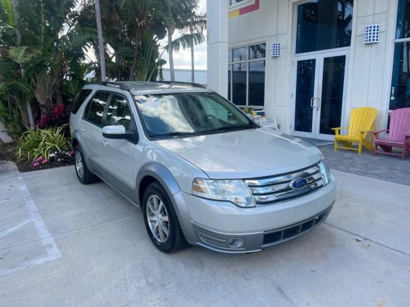 2008 Light Sage Metallic /Camel Ford Taurus X 1 FL SEL LOW MILES 30,485 (1FMDK02W68G) with an 3.5L SMPI 24-Valve V6 Duratec Engine engine, Automatic transmission, located at 4701 North Dixie Hwy, Pompano Beach, FL, 33064, (954) 422-2889, 26.240938, -80.123474 - 2008 FORD TAURUS X SEL NEW $ 28,995 ROAD READY VIN: 1FMDK02W68GA01827 NO RECALLS 3.5L V6 4 DOOR WAGON/SPORT UTILITY 1 OWNER FLORIDA 3.5L V6 F CLEAN 19 SERVICE RECORDS GASOLINE DUAL AC LOW MILES 30,485 FRONT WHEEL DRIVE POWER MIRRORS 3 ROW LEATHER SEATS Alloy Wheels Anti-Theft System Auto-dimming Rea - Photo#1