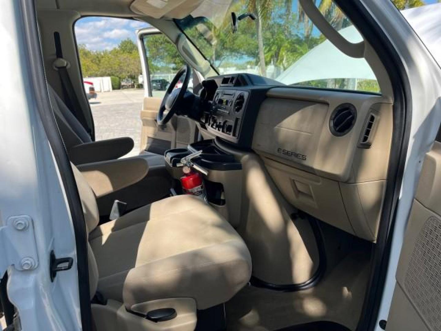 2010 Oxford White /Medium Flint Ford Econoline Wagon 15 PASS XLT LOW MILES 75,859 (1FBSS3BL2AD) with an 5.4L EFI FFV V8 Engine engine, Automatic transmission, located at 4701 North Dixie Hwy, Pompano Beach, FL, 33064, (954) 422-2889, 26.240938, -80.123474 - 2010 FORD E-SERIES E-350 SD XLT ROAD READY 5.4L V8 VIN: 1FBSS3BL2ADA46049 FLORIDA OWNER VAN LOW MILES 75,859 5.4L V8 F SOHC 16V 7 SERVICE RECORDS GASOLINE NO RECALLS 15 PASSENGER REAR WHEEL DRIVE POWER MIRRORS 4 ROW SEATS Auxiliary Engine Cooler Cruise Control Electronic Braking System Electronic Tr - Photo#25