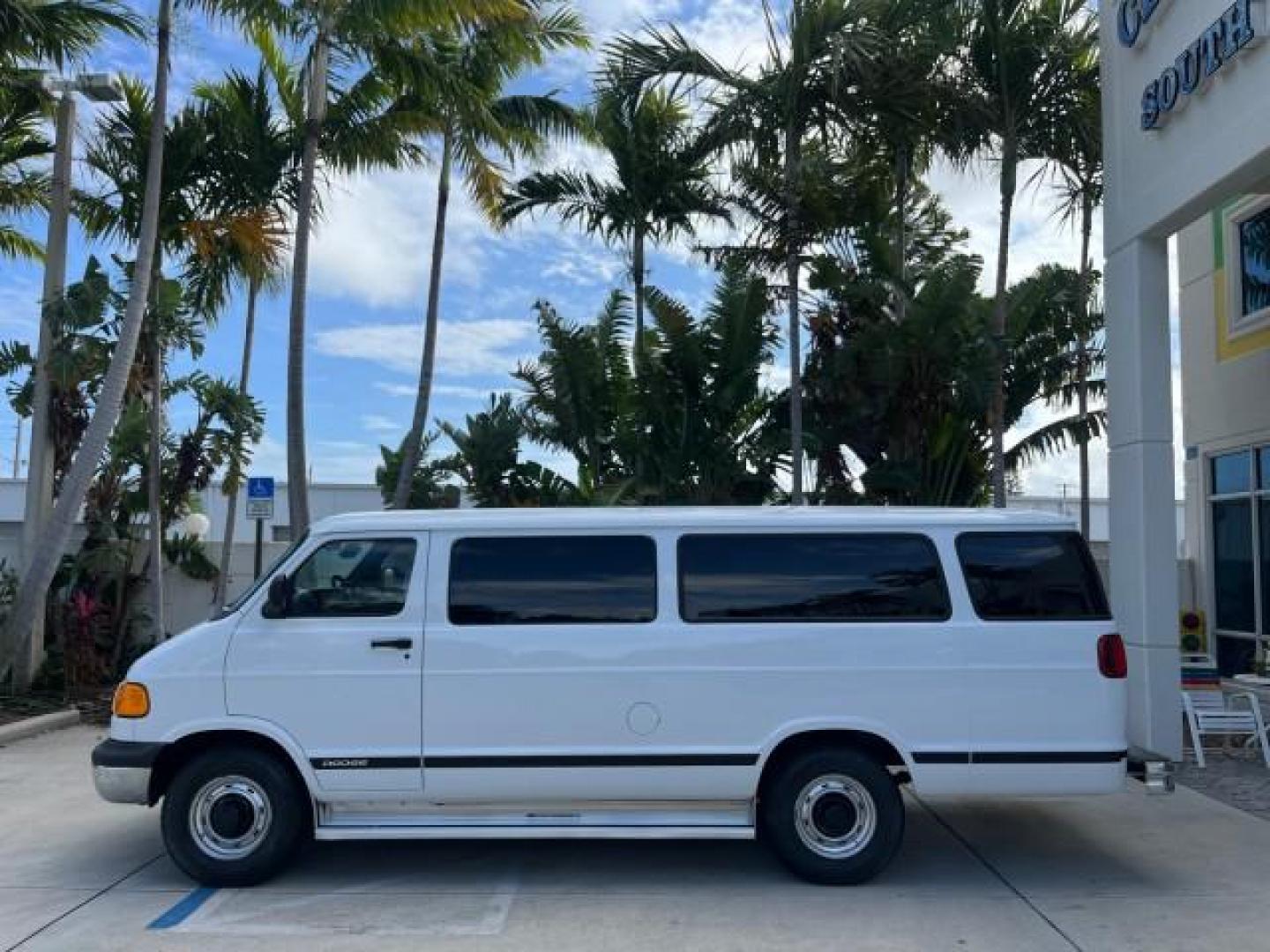 2001 Bright White /Dark Slate Gray Dodge Ram Wagon 3500 15 PASS LOW MILES 70,056 (2B5WB35Z81K) with an 5.9L SMPI V8 Magnum Engine engine, Automatic transmission, located at 4701 North Dixie Hwy, Pompano Beach, FL, 33064, (954) 422-2889, 26.240938, -80.123474 - 2001 DODGE RAM VAN 3500 MAXI EXT ROAD READY 5,9L V8 VIN: 2B5WB35Z81K531405 LOW MILES 70,056 VAN 15 PASSANGER 5.9L V8 F OHV 16V 4 ROW SEATS GASOLINE 5 SERVICE RECORDS REAR WHEEL DRIVE POWER MIRRORS Approach Lights Front Bucket Seats RWD THIS IS ONE OF THE NICEST DODGE RAMS WE HAVE EVER LISTED RETIREE - Photo#84