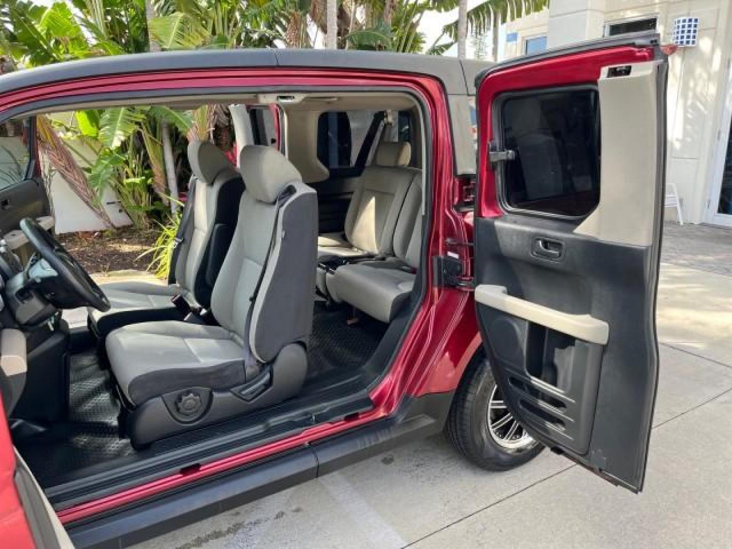 2008 Tango Red Pearl /Gray/Black Honda Element 1 FL EX LOW MILES 60,793 (5J6YH18778L) with an 2.4L DOHC MPFI 16-Valve i-VTEC I4 Engine engine, Automatic transmission, located at 4701 North Dixie Hwy, Pompano Beach, FL, 33064, (954) 422-2889, 26.240938, -80.123474 - 2008 HONDA ELEMENT EX ROAD READY 2.4L I4 VIN: 5J6YH18778L014095 NO ACCIDENTS 4 DOOR WAGON/SPORT UTILITY LOW MILES 60,793 2.4L I4 F DOHC 16V 23 SERVICE RECORDS GASOLINE POWER MIRRORS FRONT WHEEL DRIVE 1 OWNER FLORIDA Anti-Theft System Braking Assist Chrome Exhaust Tip Cruise Control Curtain Airbags E - Photo#13