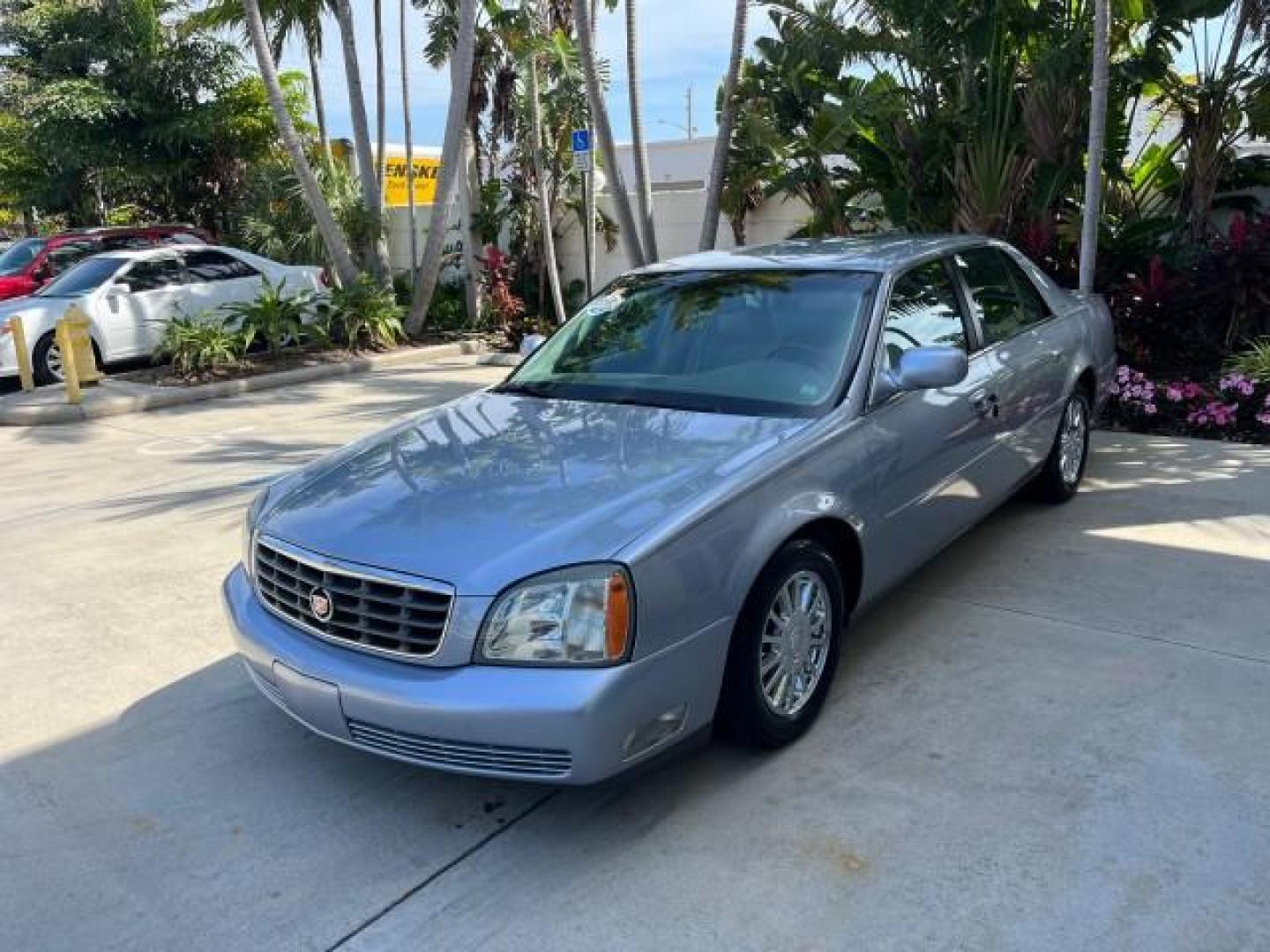 2004 Blue Ice /Shale Cadillac DeVille 1 FL DHS LOW MILES 51,789 (1G6KE57YX4U) with an 4.6L DOHC V8 Northstar Engine engine, Automatic transmission, located at 4701 North Dixie Hwy, Pompano Beach, FL, 33064, (954) 422-2889, 26.240938, -80.123474 - OUR WEBPAGE FLORIDACARS1.COM HAS OVER 100 PHOTOS AND FREE CARFAX LINK 2004 CADILLAC DEVILLE DHS NEW $51,035 ROAD READY VIN: 1G6KE57YX4U207337 NO ACCIDENTS NO RECALLS SEDAN 4 DR 1 OWNER FLORIDA 4.6L V8 4.6L V8 F DOHC LOW MILES 51,789 26 MPG GASOLINE DUAL ZONE AC BACK UP SENSORS 26 SERVICE RECORDS FRO - Photo#3