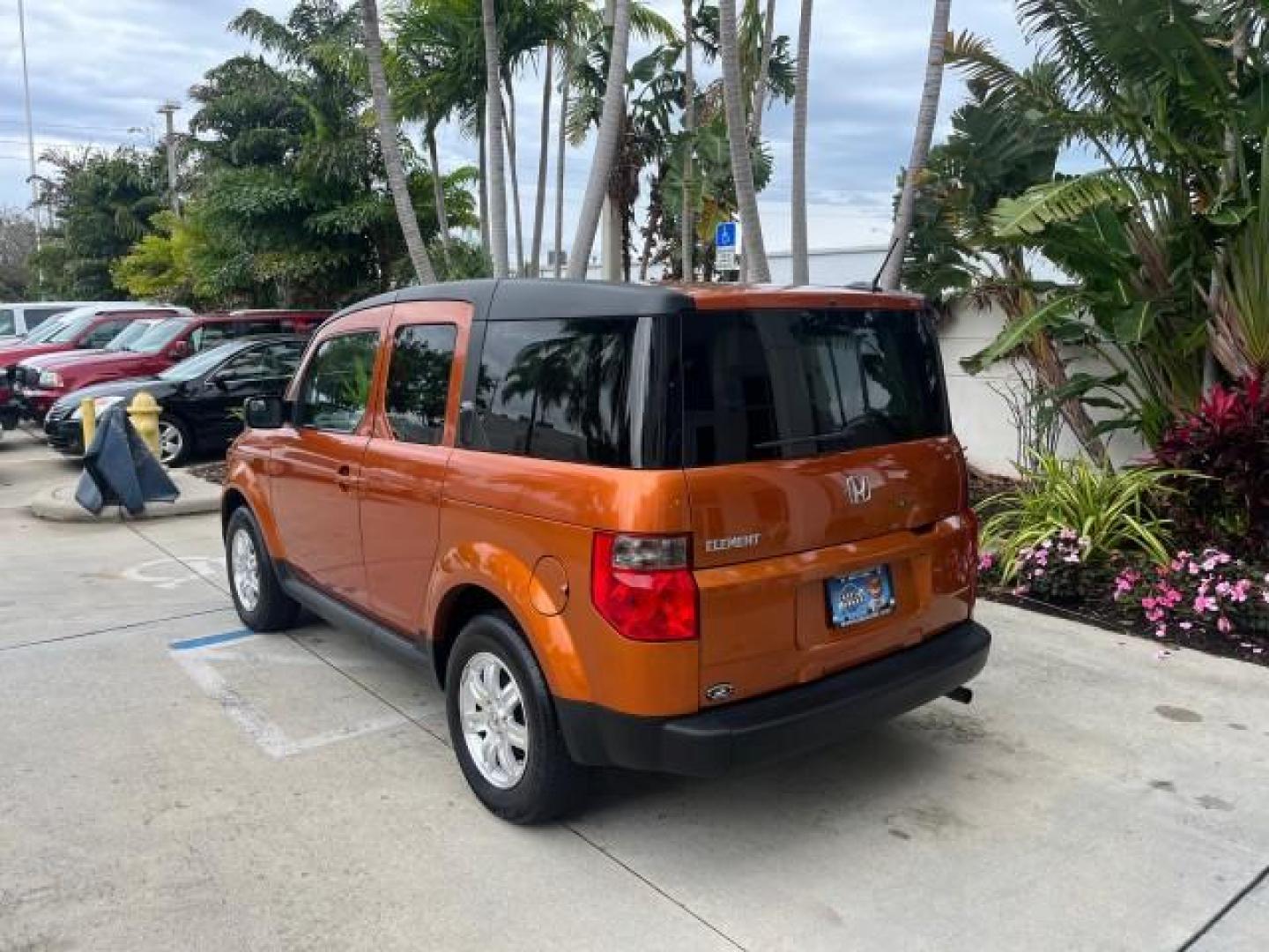 2008 Tangerine Metallic /Gray/Black Honda Element 1 FL EX LOW MILES 83,187 (5J6YH18708L) with an 2.4L DOHC MPFI 16-Valve i-VTEC I4 Engine engine, Automatic transmission, located at 4701 North Dixie Hwy, Pompano Beach, FL, 33064, (954) 422-2889, 26.240938, -80.123474 - 2008 HONDA ELEMENT EX WARRANTY IS INCLUDED ROAD READY 2.4L I4 VIN: 5J6YH18708L008557 1 OWNER FLORIDA 4 DOOR WAGON/SPORT UTILITY 6 SERVICE RECORDS 2.4L I4 F DOHC 16V LOW MILES 83,187 GASOLINE POWER MIRRORS FRONT WHEEL DRIVE Anti-Theft System Braking Assist Chrome Exhaust Tip Cruise Control Curtain Ai - Photo#5