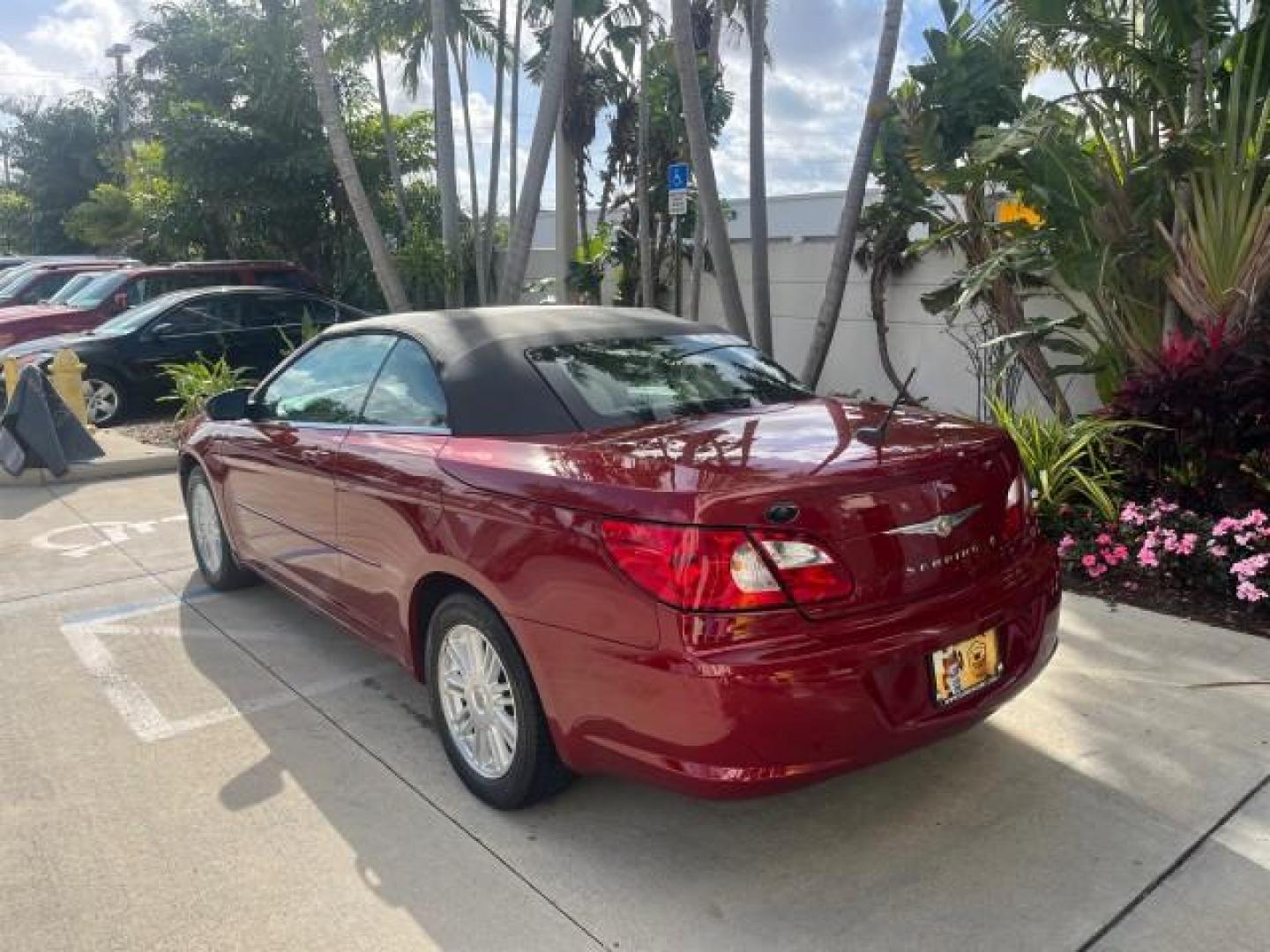 2008 Inferno Red Crystal /Slate Gray Chrysler Sebring Touring LOW MILES 31,526 (1C3LC55R18N) with an 2.7L V6 Cylinder Engine engine, Automatic transmission, located at 4701 North Dixie Hwy, Pompano Beach, FL, 33064, (954) 422-2889, 26.240938, -80.123474 - 2008 CHRYSLER SEBRING TOURING ROAD READY 2.7L V6 VIN: 1C3LC55R18N627589 LOW MILES 31,526 CONVERTIBLE FLORIDA OWNER 2.7L V6 F DOHC 24V POWER CONVERTIBLE TOP GASOLINE NO ACCIDENTS NO RECALLAS FRONT WHEEL DRIVE 18 SERVICE RECORDS Anti-Theft System Cruise Control Electronic Braking System FWD Front Buck - Photo#5