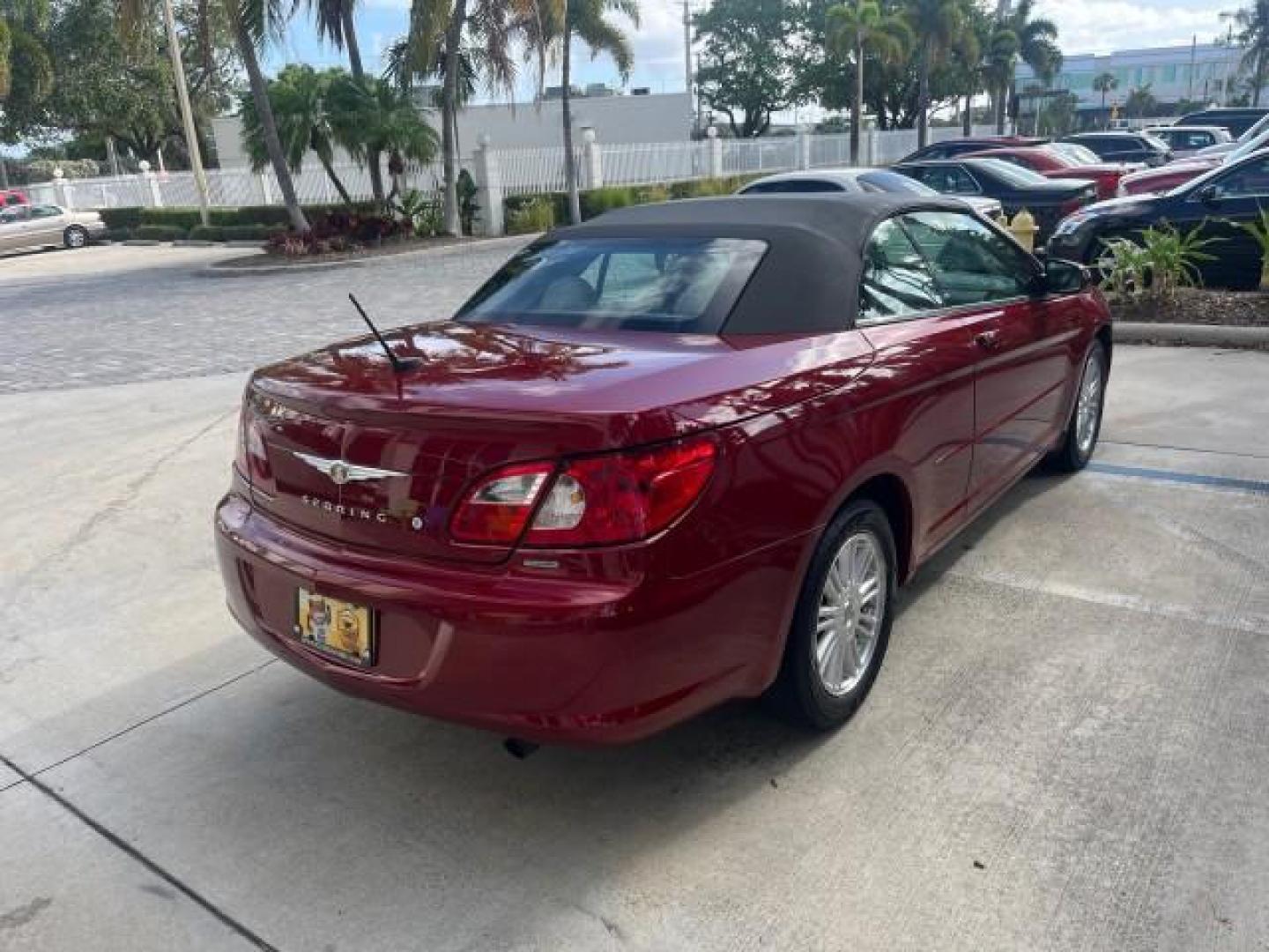 2008 Inferno Red Crystal /Slate Gray Chrysler Sebring Touring LOW MILES 31,526 (1C3LC55R18N) with an 2.7L V6 Cylinder Engine engine, Automatic transmission, located at 4701 North Dixie Hwy, Pompano Beach, FL, 33064, (954) 422-2889, 26.240938, -80.123474 - 2008 CHRYSLER SEBRING TOURING ROAD READY 2.7L V6 VIN: 1C3LC55R18N627589 LOW MILES 31,526 CONVERTIBLE FLORIDA OWNER 2.7L V6 F DOHC 24V POWER CONVERTIBLE TOP GASOLINE NO ACCIDENTS NO RECALLAS FRONT WHEEL DRIVE 18 SERVICE RECORDS Anti-Theft System Cruise Control Electronic Braking System FWD Front Buck - Photo#7