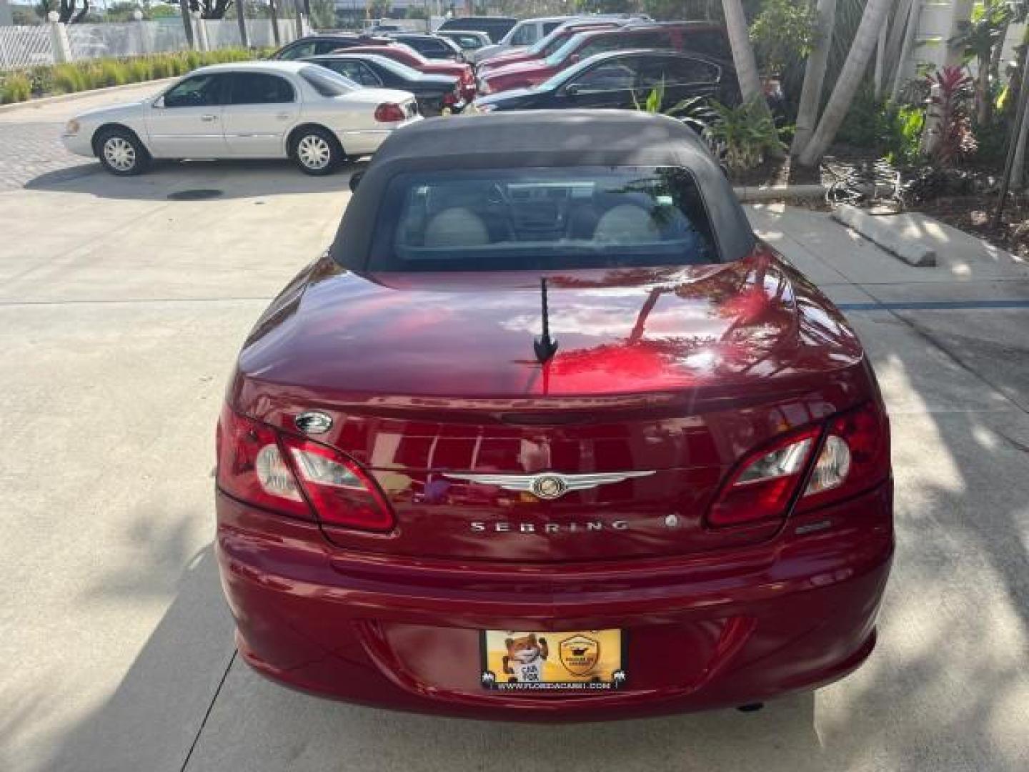 2008 Inferno Red Crystal /Slate Gray Chrysler Sebring Touring LOW MILES 31,526 (1C3LC55R18N) with an 2.7L V6 Cylinder Engine engine, Automatic transmission, located at 4701 North Dixie Hwy, Pompano Beach, FL, 33064, (954) 422-2889, 26.240938, -80.123474 - 2008 CHRYSLER SEBRING TOURING ROAD READY 2.7L V6 VIN: 1C3LC55R18N627589 LOW MILES 31,526 CONVERTIBLE FLORIDA OWNER 2.7L V6 F DOHC 24V POWER CONVERTIBLE TOP GASOLINE NO ACCIDENTS NO RECALLAS FRONT WHEEL DRIVE 18 SERVICE RECORDS Anti-Theft System Cruise Control Electronic Braking System FWD Front Buck - Photo#87