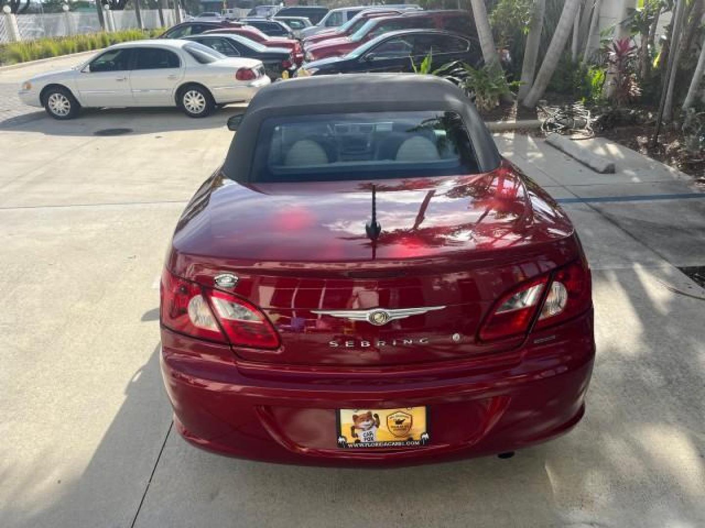 2008 Inferno Red Crystal /Slate Gray Chrysler Sebring Touring LOW MILES 31,526 (1C3LC55R18N) with an 2.7L V6 Cylinder Engine engine, Automatic transmission, located at 4701 North Dixie Hwy, Pompano Beach, FL, 33064, (954) 422-2889, 26.240938, -80.123474 - 2008 CHRYSLER SEBRING TOURING ROAD READY 2.7L V6 VIN: 1C3LC55R18N627589 LOW MILES 31,526 CONVERTIBLE FLORIDA OWNER 2.7L V6 F DOHC 24V POWER CONVERTIBLE TOP GASOLINE NO ACCIDENTS NO RECALLAS FRONT WHEEL DRIVE 18 SERVICE RECORDS Anti-Theft System Cruise Control Electronic Braking System FWD Front Buck - Photo#93