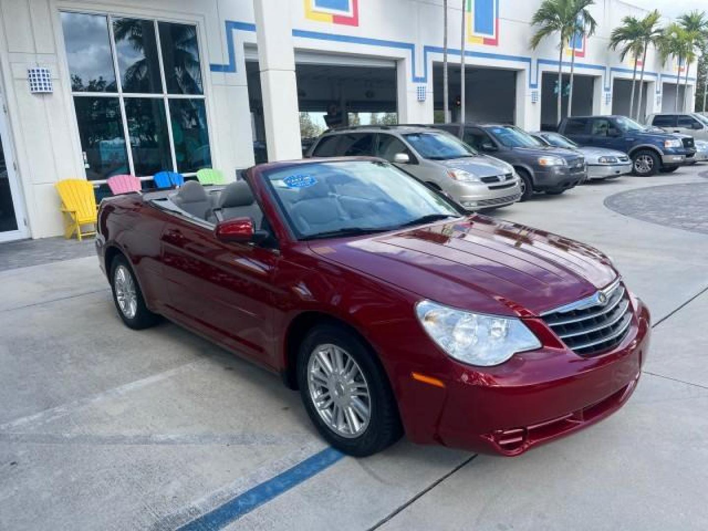 2008 Inferno Red Crystal /Slate Gray Chrysler Sebring Touring LOW MILES 31,526 (1C3LC55R18N) with an 2.7L V6 Cylinder Engine engine, Automatic transmission, located at 4701 North Dixie Hwy, Pompano Beach, FL, 33064, (954) 422-2889, 26.240938, -80.123474 - 2008 CHRYSLER SEBRING TOURING ROAD READY 2.7L V6 VIN: 1C3LC55R18N627589 LOW MILES 31,526 CONVERTIBLE FLORIDA OWNER 2.7L V6 F DOHC 24V POWER CONVERTIBLE TOP GASOLINE NO ACCIDENTS NO RECALLAS FRONT WHEEL DRIVE 18 SERVICE RECORDS Anti-Theft System Cruise Control Electronic Braking System FWD Front Buck - Photo#97