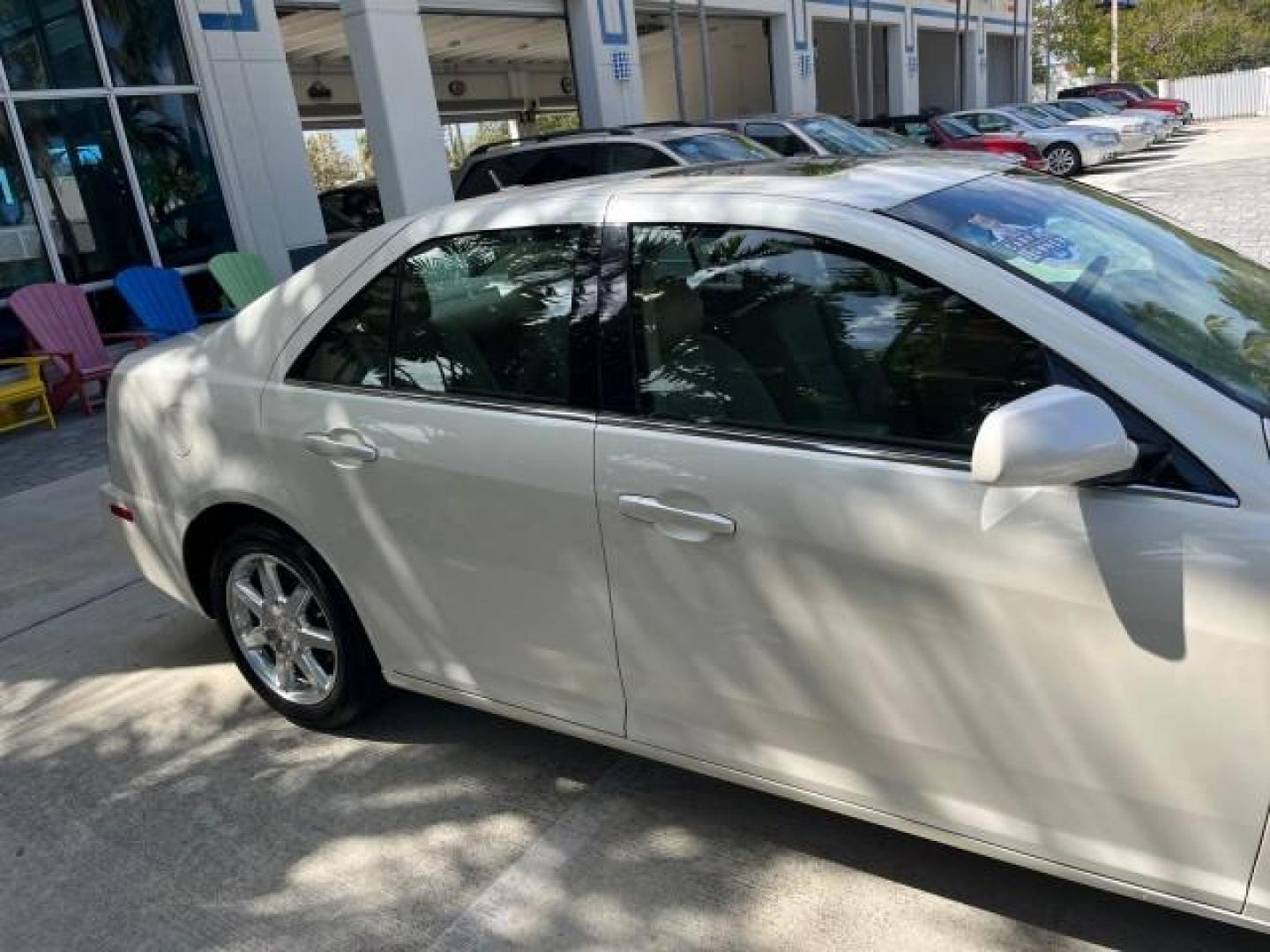 2007 White Diamond Tricoat /Ebony Cadillac STS 1 FL LOW MILES 46,613 (1G6DW677770) with an 3.6L VVT V6 SFI Engine engine, Automatic transmission, located at 4701 North Dixie Hwy, Pompano Beach, FL, 33064, (954) 422-2889, 26.240938, -80.123474 - 2007 CADILLAC STS V6 POWER SUNROOF ROAD READY 3.6L V6 VIN: 1G6DW677770156166 36 SERVICE RECORDS NO RECALLS 27 MPG SEDAN 4 DR POWER LEATHER SEATS 1 OWNER FLORIDA 3.6L V6 F DUAL ZONE AC LOW MILES 46,613 GASOLINE BLUETOOTH PUSH START PARKING SENSORS Alloy Wheels Anti-Theft System Approach Lights Auto-d - Photo#89