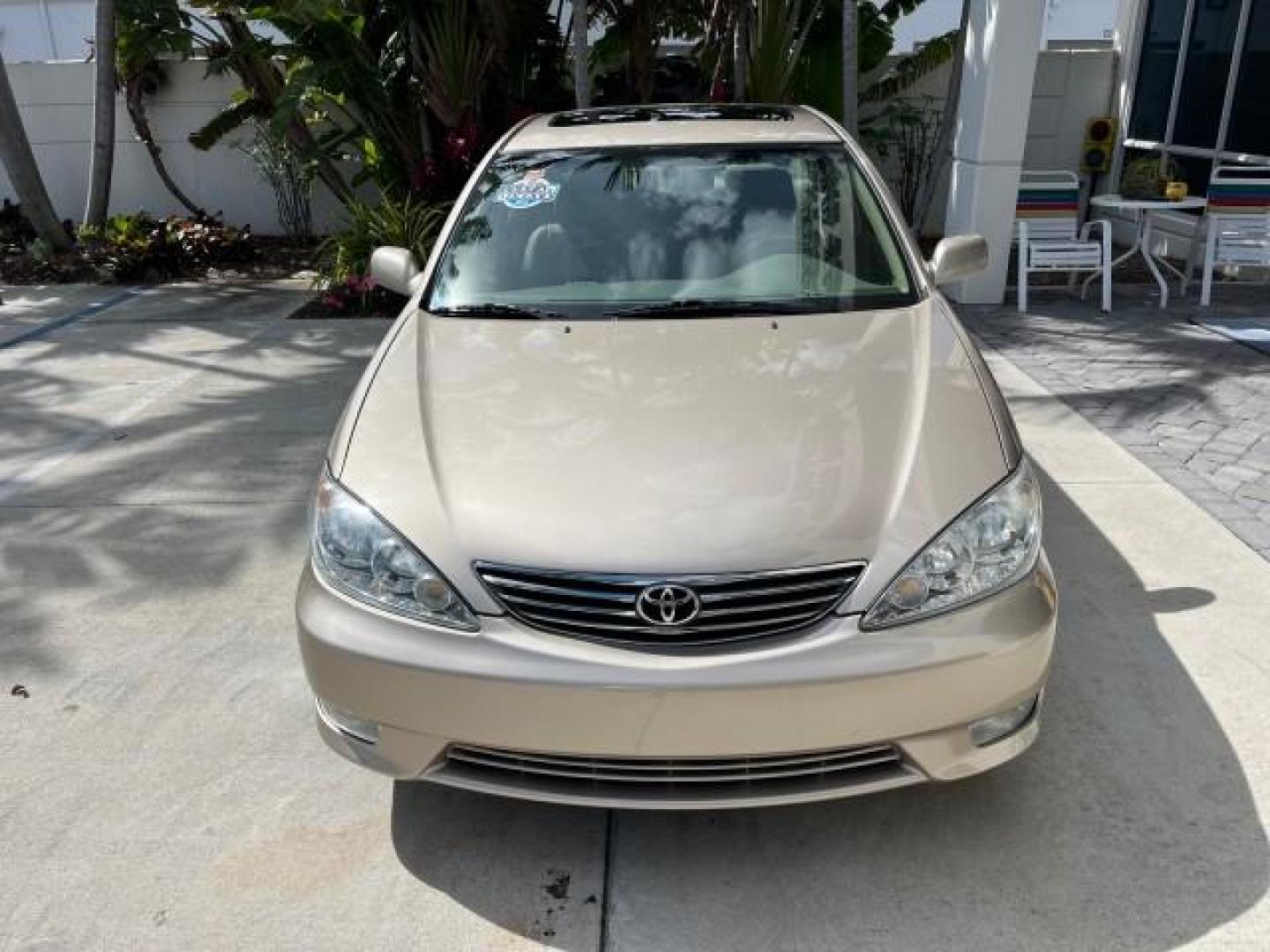 2005 Desert Sand Mica /Taupe Toyota Camry XLE LOW MILES 61,434 (4T1BF30K35U) with an 3.0L DOHC MPFI Vvti 24-Valve V6 Engine engine, Automatic transmission, located at 4701 North Dixie Hwy, Pompano Beach, FL, 33064, (954) 422-2889, 26.240938, -80.123474 - 2005 TOYOTA CAMRY XLE V6 ROAD READY 3.0L V6 VIN: 4T1BF30K35U595917 NO RECALLS 28 MPG SEDAN 4 DR POWER LEATHER SEATS 3.0L V6 F DOHC 24V POWER SUNROOF XLE GASOLINE 32 SERVICE RECORDS FRONT WHEEL DRIVE 1 OWNER LOW MILES 61,434 Alloy Wheels Anti-Theft System Auto-dimming Rearview Mirror Automatic Climat - Photo#2