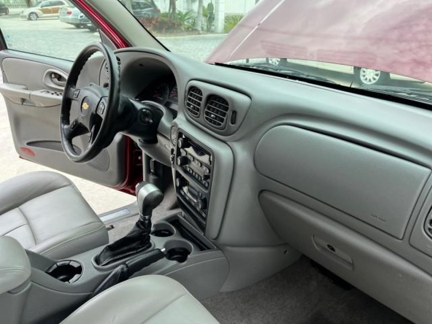 2008 Red Jewel Tintcoat /Light gray/dark gray Chevrolet TrailBlazer LT w/2LT LOW MILES 29,387 (1GNDS13S982) with an 4.2L Vortec 1000 I6 SFI Engine engine, Automatic transmission, located at 4701 North Dixie Hwy, Pompano Beach, FL, 33064, (954) 422-2889, 26.240938, -80.123474 - 2008 CHEVROLET TRAILBLAZER LS FLEET2 ROAD READY 4.2L I6 VIN: 1GNDS13S982251928 NO ACCIDENTS 4 DOOR WAGON/SPORT UTILITY SUNROOF NO RECALLS 4.2L I6 F VERY CLEAN FLORIDA OWNER GASOLINE DUAL ZONE AC LOW MILES 29,387 REAR WHEEL DRIVE 12 SERVICE RECORDS POWER LEATHER SEATS 4X2 Anti-Theft System Black Roof - Photo#29