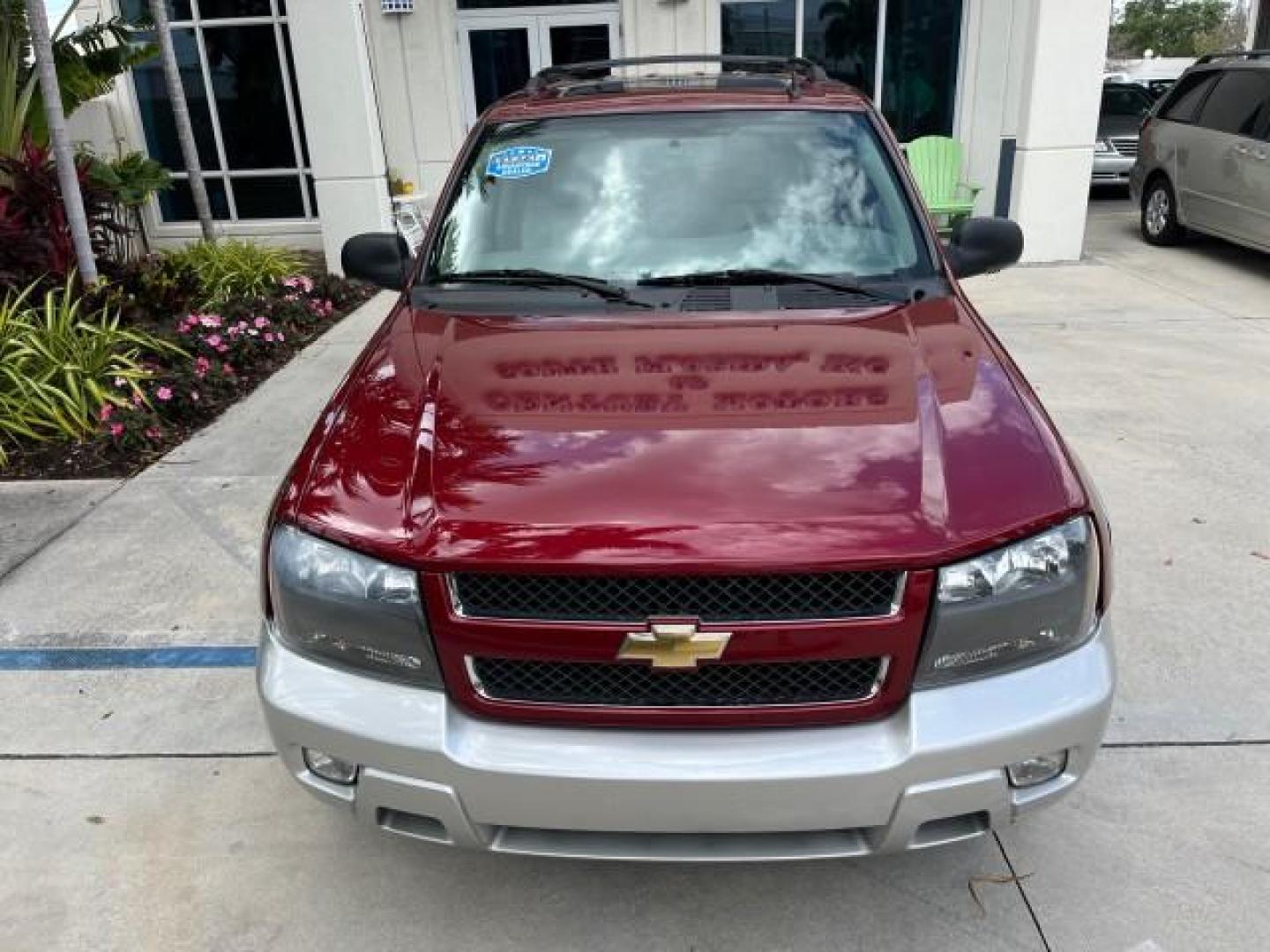 2008 Red Jewel Tintcoat /Light gray/dark gray Chevrolet TrailBlazer LT w/2LT LOW MILES 29,387 (1GNDS13S982) with an 4.2L Vortec 1000 I6 SFI Engine engine, Automatic transmission, located at 4701 North Dixie Hwy, Pompano Beach, FL, 33064, (954) 422-2889, 26.240938, -80.123474 - 2008 CHEVROLET TRAILBLAZER LS FLEET2 ROAD READY 4.2L I6 VIN: 1GNDS13S982251928 NO ACCIDENTS 4 DOOR WAGON/SPORT UTILITY SUNROOF NO RECALLS 4.2L I6 F VERY CLEAN FLORIDA OWNER GASOLINE DUAL ZONE AC LOW MILES 29,387 REAR WHEEL DRIVE 12 SERVICE RECORDS POWER LEATHER SEATS 4X2 Anti-Theft System Black Roof - Photo#85