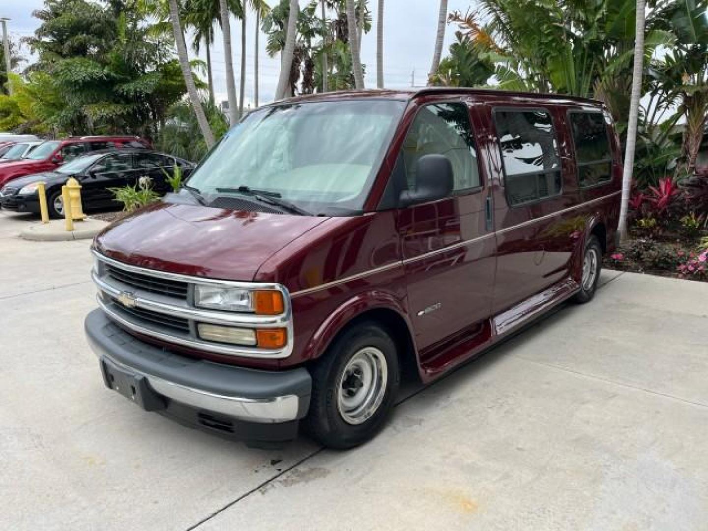 2002 Dark Carmine Red Metallic /Neutral Chevrolet Express Van CONVERSION LOW MILES 94,100 (1GBFG15W621) with an 4.3L Vortec 4300 SFI V6 Gas Engine engine, Automatic transmission, located at 4701 North Dixie Hwy, Pompano Beach, FL, 33064, (954) 422-2889, 26.240938, -80.123474 - 2002 CHEVROLET EXPRESS G1500 ROAD READY 4.3L V6 VIN: 1GBFG15W621192339 NO ACCIDENTS VAN NO RECALLS 4.3L V6 F OHV 12V FLORIDA OWNER GASOLINE LOW MILES 94,100 REAR WHEEL DRIVE THIS IS ONE OF THE NICEST CHEVROLET EXPRESS WE HAVE EVER LISTED RETIRE FLORIDA TITLE THIS IS THE LOWEST MILE FOR THE YEAR WITH - Photo#3