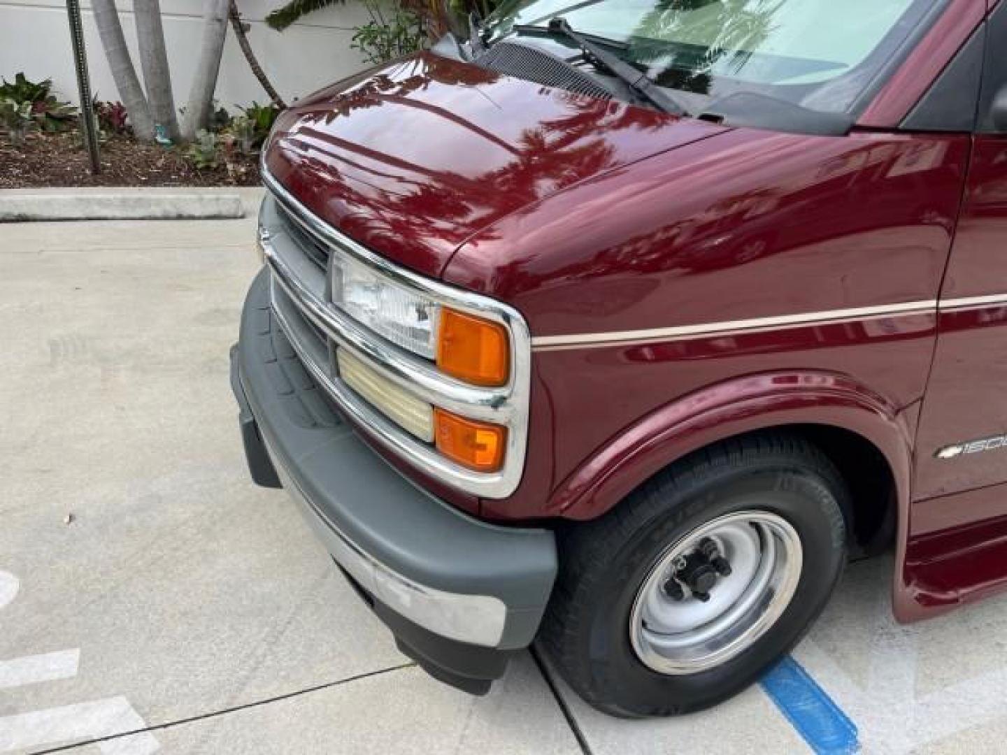 2002 Dark Carmine Red Metallic /Neutral Chevrolet Express Van CONVERSION LOW MILES 94,100 (1GBFG15W621) with an 4.3L Vortec 4300 SFI V6 Gas Engine engine, Automatic transmission, located at 4701 North Dixie Hwy, Pompano Beach, FL, 33064, (954) 422-2889, 26.240938, -80.123474 - 2002 CHEVROLET EXPRESS G1500 ROAD READY 4.3L V6 VIN: 1GBFG15W621192339 NO ACCIDENTS VAN NO RECALLS 4.3L V6 F OHV 12V FLORIDA OWNER GASOLINE LOW MILES 94,100 REAR WHEEL DRIVE THIS IS ONE OF THE NICEST CHEVROLET EXPRESS WE HAVE EVER LISTED RETIRE FLORIDA TITLE THIS IS THE LOWEST MILE FOR THE YEAR WITH - Photo#86