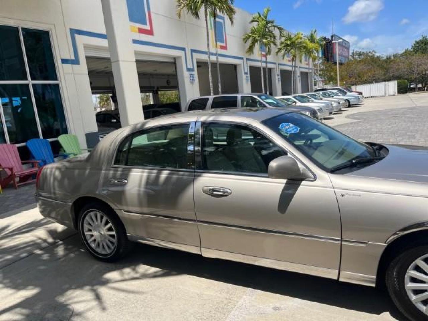 2003 Lt Parchment Gold Metallic /Light Parchment Lincoln Town Car Signature Premium LOW MILES 66,012 (1LNHM82W83Y) with an 4.6L SOHC SMPI V8 Engine engine, Automatic transmission, located at 4701 North Dixie Hwy, Pompano Beach, FL, 33064, (954) 422-2889, 26.240938, -80.123474 - 2003 LINCOLN TOWN CAR SIGNATURE NEW $43,245 ROAD READY VIN: 1LNHM82W83Y634911 LOW MILES 66,012 4.6L V8 SEDAN 4 DR NO RECALLS 25 MPG 4.6L V8 F OHV POWER LEATHER SEATS GASOLINE PARKING SENSORS REAR WHEEL DRIVE SIGNATURE DUAL ZONE AC FLORIDA OWNER Air Suspension Alloy Wheels Anti-Theft System Approach - Photo#81