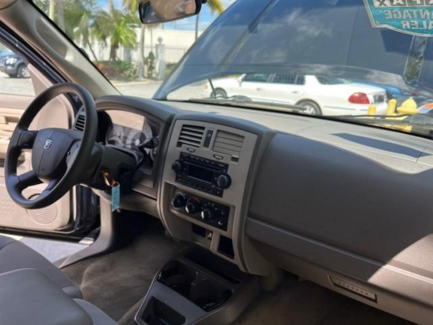 2005 Black /Khaki Dodge Dakota SLT LOW MILES 59,997 4 DR (1D7HE42N35S) with an 4.7L V8 Magnum Engine engine, Automatic transmission, located at 4701 North Dixie Hwy, Pompano Beach, FL, 33064, (954) 422-2889, 26.240938, -80.123474 - 2005 DODGE DAKOTA SLT ROAD READY 4.7L V8 VIN: 1D7HE42N35S122373 FLORIDA OWNER CLUB CAB PICKUP LOW MILES 59,997 4.7L V8 F NO ACCIDENTS GASOLINE 12 SERVICE RECORDS REAR WHEEL DRIVE 6.6FT BED POWER SEATS 6.6' Bed Length Alloy Wheels Automatic Climate Control Cruise Control Fog Lights RWD THIS IS ONE OF - Photo#29