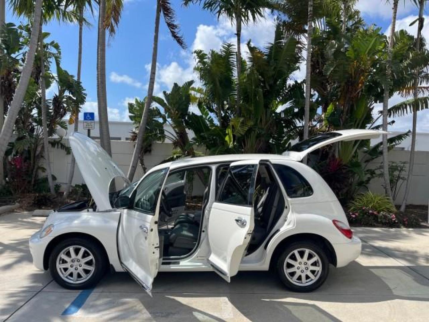 2010 Stone White /Pastel slate gray Chrysler PT Cruiser Classic LOW MILES 31,863 (3A4GY5F95AT) with an 2.4L DOHC SMPI 16-Valve I4 Engine engine, Automatic transmission, located at 4701 North Dixie Hwy, Pompano Beach, FL, 33064, (954) 422-2889, 26.240938, -80.123474 - 2010 CHRYSLER PT CRUISER ROAD READY 2.4L I4 VIN: 3A4GY5F95AT192153 NO ACCIDENTS NO RECALLS VAN FLORIDA OWNER 2.4L I4 F DOHC 16V 16 SERVICE RECORDS GASOLINE LOW MILES 31,863 FRONT WHEEL DRIVE Additional Airbags Alloy Wheels Anti-Theft System Chrome Grille Cruise Control Curtain Airbags Electronic Tra - Photo#8