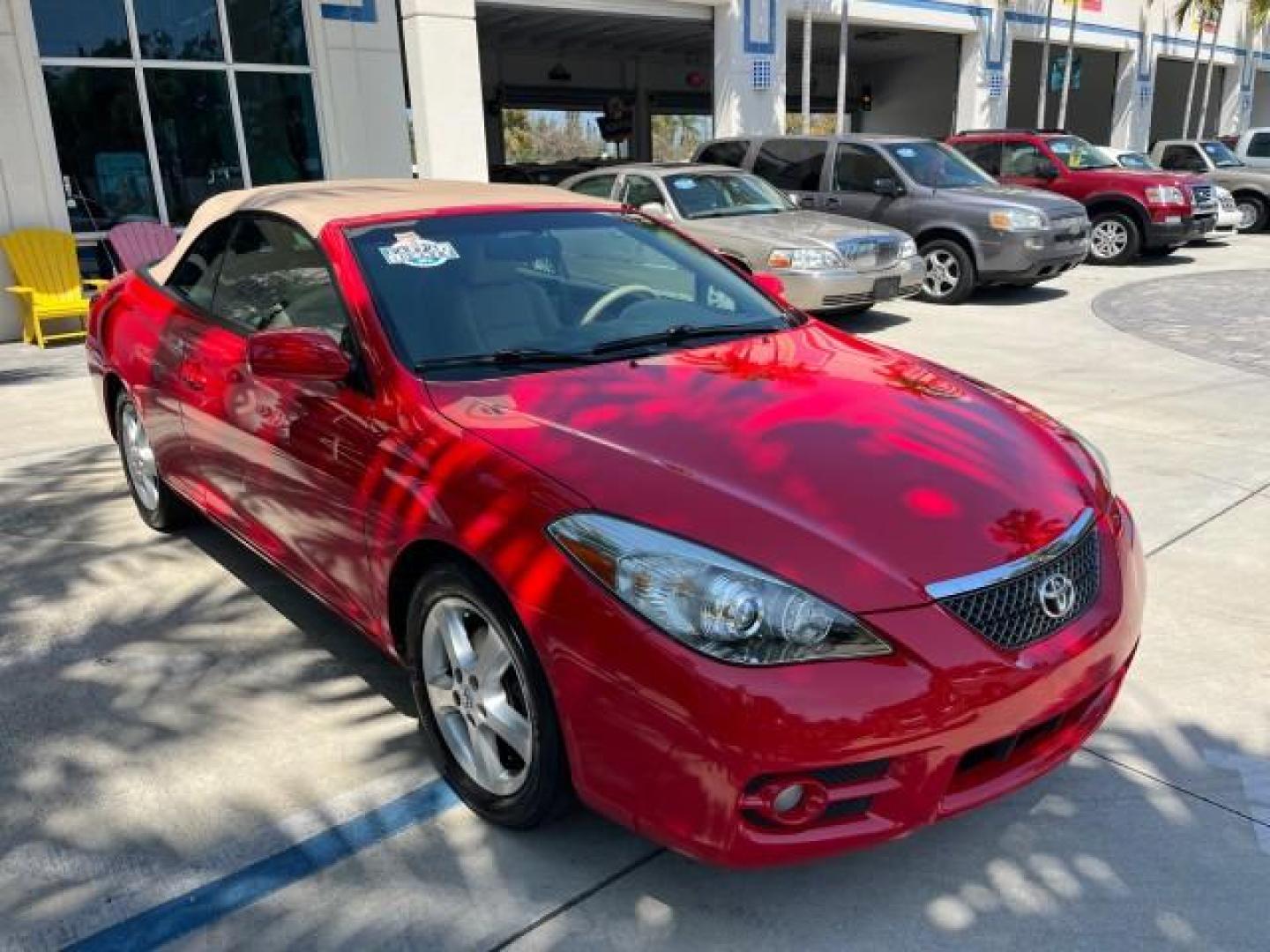 2008 Super Red V /Dark Stone Toyota Camry Solara SLE LOW MILES 26,544 (4T1FA38P88U) with an 3.3L DOHC SMPI VVT-i 24-Valve V6 Engine engine, Automatic transmission, located at 4701 North Dixie Hwy, Pompano Beach, FL, 33064, (954) 422-2889, 26.240938, -80.123474 - 2008 TOYOTA CAMRY SOLARA SE V6 ROAD READY 3.3L V6 VIN: 4T1FA38P88U143644 29 MPG SLE CONVERTIBLE NO RECALLS 1 OWNER 3.3L V6 F DOHC 24V 14 SERVICE RECORDS LOW MILES 26,544 GASOLINE POWER MIRRORS POWER CONVERTIBLE TOP FRONT WHEEL DRIVE NAVIGATION POWER LEATHER SEATS Adjustable Lumbar Support Anti-Theft - Photo#62