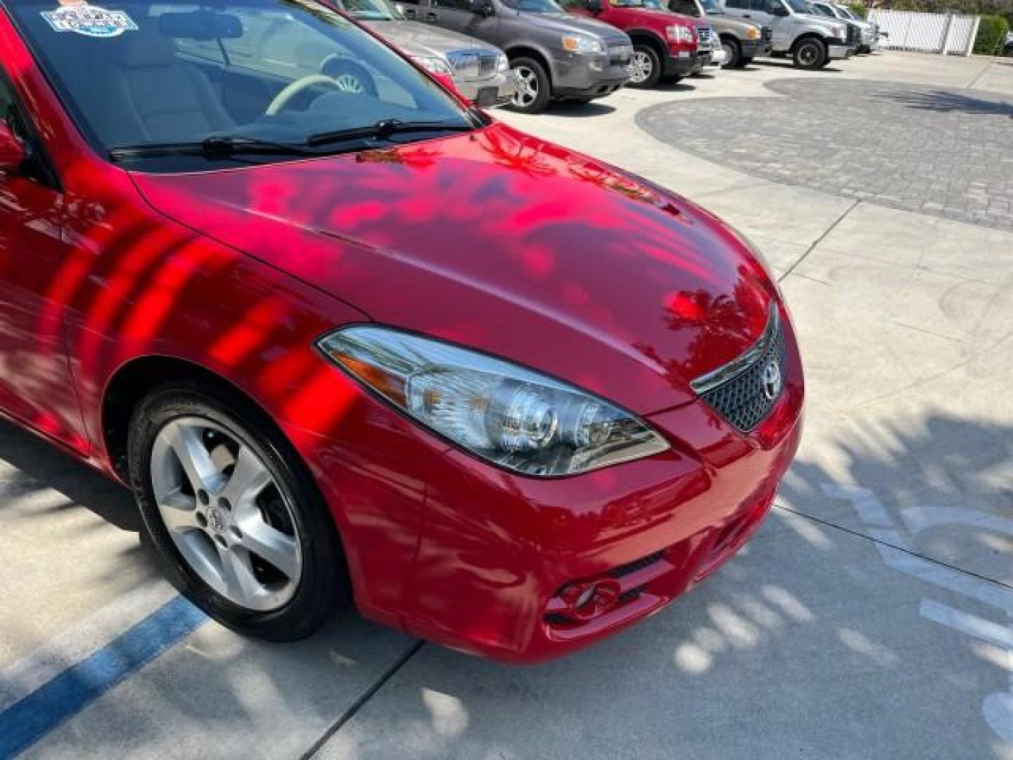 2008 Super Red V /Dark Stone Toyota Camry Solara SLE LOW MILES 26,544 (4T1FA38P88U) with an 3.3L DOHC SMPI VVT-i 24-Valve V6 Engine engine, Automatic transmission, located at 4701 North Dixie Hwy, Pompano Beach, FL, 33064, (954) 422-2889, 26.240938, -80.123474 - 2008 TOYOTA CAMRY SOLARA SE V6 ROAD READY 3.3L V6 VIN: 4T1FA38P88U143644 29 MPG SLE CONVERTIBLE NO RECALLS 1 OWNER 3.3L V6 F DOHC 24V 14 SERVICE RECORDS LOW MILES 26,544 GASOLINE POWER MIRRORS POWER CONVERTIBLE TOP FRONT WHEEL DRIVE NAVIGATION POWER LEATHER SEATS Adjustable Lumbar Support Anti-Theft - Photo#70