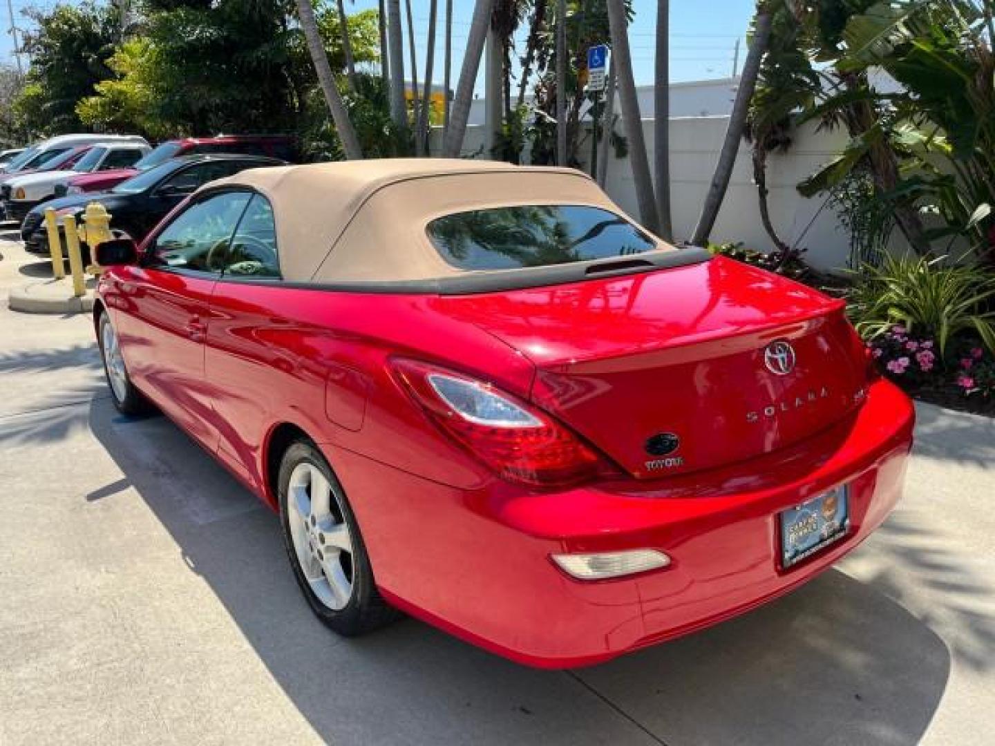 2008 Super Red V /Dark Stone Toyota Camry Solara SLE LOW MILES 26,544 (4T1FA38P88U) with an 3.3L DOHC SMPI VVT-i 24-Valve V6 Engine engine, Automatic transmission, located at 4701 North Dixie Hwy, Pompano Beach, FL, 33064, (954) 422-2889, 26.240938, -80.123474 - 2008 TOYOTA CAMRY SOLARA SE V6 ROAD READY 3.3L V6 VIN: 4T1FA38P88U143644 29 MPG SLE CONVERTIBLE NO RECALLS 1 OWNER 3.3L V6 F DOHC 24V 14 SERVICE RECORDS LOW MILES 26,544 GASOLINE POWER MIRRORS POWER CONVERTIBLE TOP FRONT WHEEL DRIVE NAVIGATION POWER LEATHER SEATS Adjustable Lumbar Support Anti-Theft - Photo#79