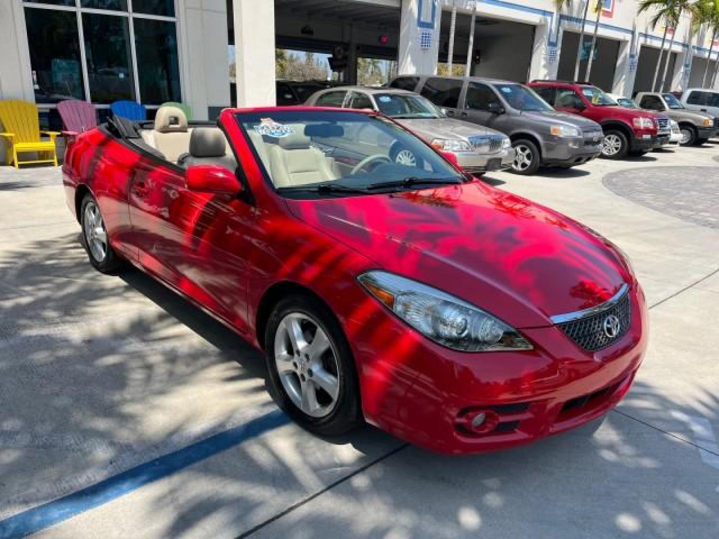 2008 Super Red V /Dark Stone Toyota Camry Solara SLE LOW MILES 26,544 (4T1FA38P88U) with an 3.3L DOHC SMPI VVT-i 24-Valve V6 Engine engine, Automatic transmission, located at 4701 North Dixie Hwy, Pompano Beach, FL, 33064, (954) 422-2889, 26.240938, -80.123474 - 2008 TOYOTA CAMRY SOLARA SE V6 ROAD READY 3.3L V6 VIN: 4T1FA38P88U143644 29 MPG SLE CONVERTIBLE NO RECALLS 1 OWNER 3.3L V6 F DOHC 24V 14 SERVICE RECORDS LOW MILES 26,544 GASOLINE POWER MIRRORS POWER CONVERTIBLE TOP FRONT WHEEL DRIVE NAVIGATION POWER LEATHER SEATS Adjustable Lumbar Support Anti-Theft - Photo#95