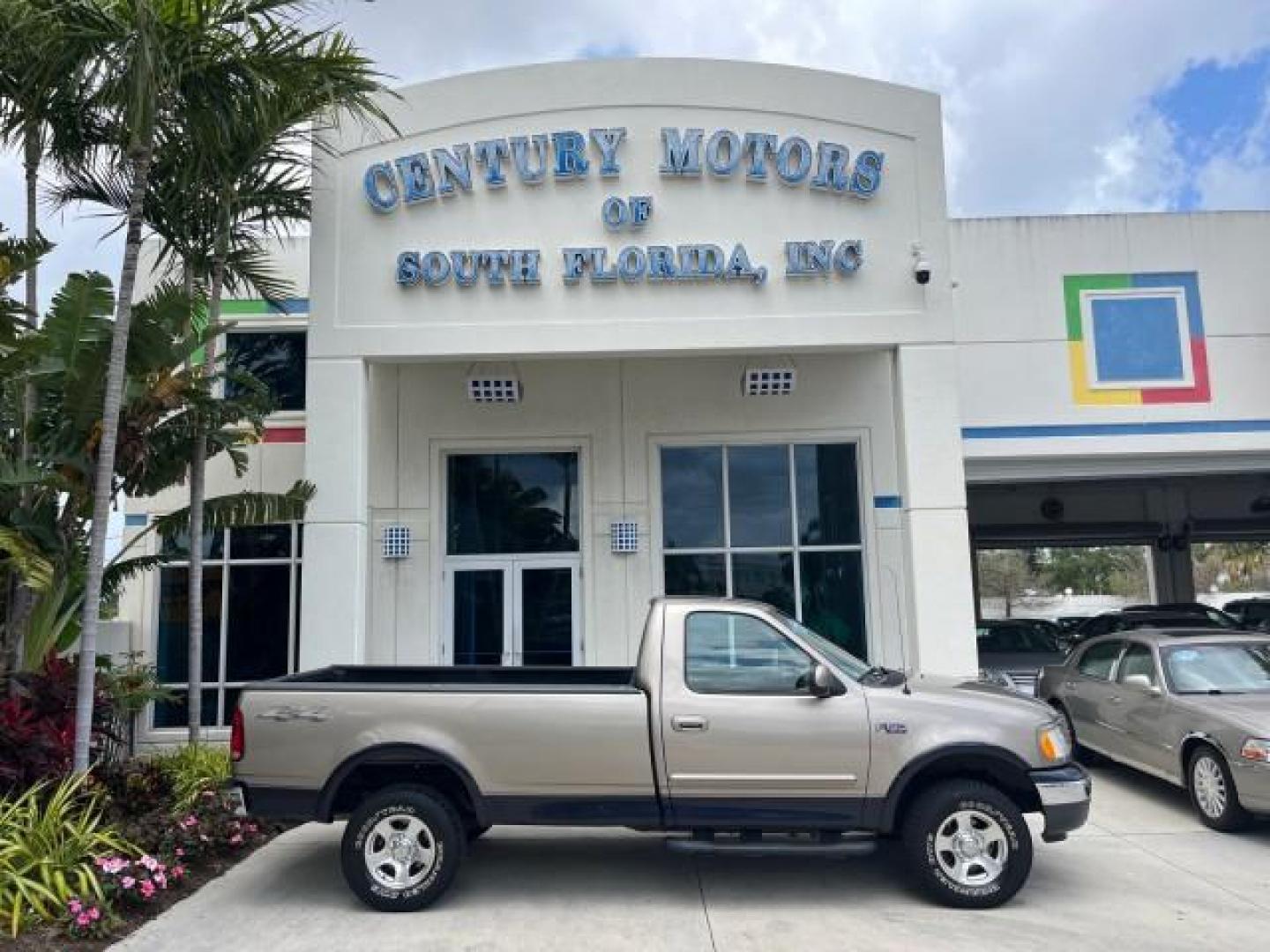 2001 Arizona Beige Metallic /Medium Parchment Ford F-150 4X4 XLT LOW MILES 28,132 (1FTZF18271K) with an 4.2L SEFI V6 Engine engine, Automatic transmission, located at 4701 North Dixie Hwy, Pompano Beach, FL, 33064, (954) 422-2889, 26.240938, -80.123474 - 2001 FORD F-150 XL ROAD READY WORK READY VIN: 1FTZF18271KB45186 NO ACCIDENTS 4.2L V6 PICKUP 4X4 ON DEMAND 4.2L V6 F SOHC SUPER LOW MILES 28,132 GASOLINE 9 SERVICE RECORDS REAR WHEEL DRIVE W/ 4X4 8.1 FT BED 4X4 4WD Anti-Theft System Approach Lights On Demand 4WD THIS IS ONE OF THE NICEST FORD WE HAVE - Photo#0